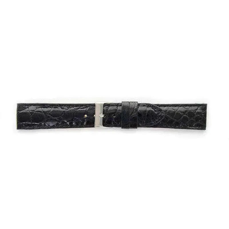 Bracelet de montre Noir - Cuir crocodile - Atelier Victor Paris - Vintage Watch Shop Dubai