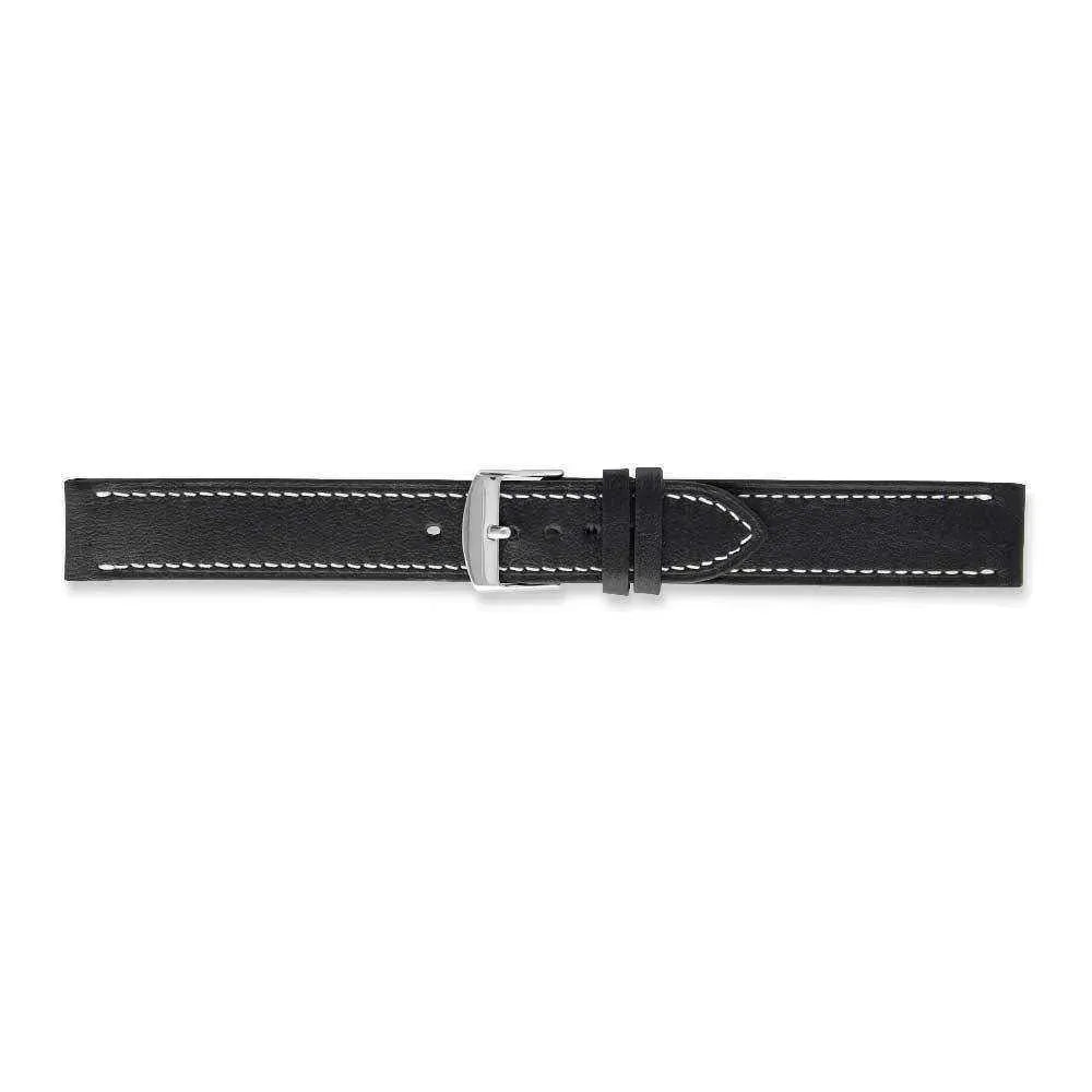 Bracelet de montre Noir - Cuir de vachette souple - Atelier Victor Paris - Vintage Watch Shop Dubai