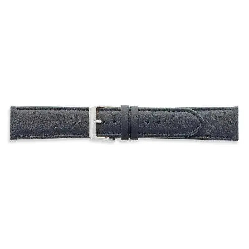 Bracelet de montre Noir - Cuir effet autruche - Atelier Victor - Vintage  Shop
