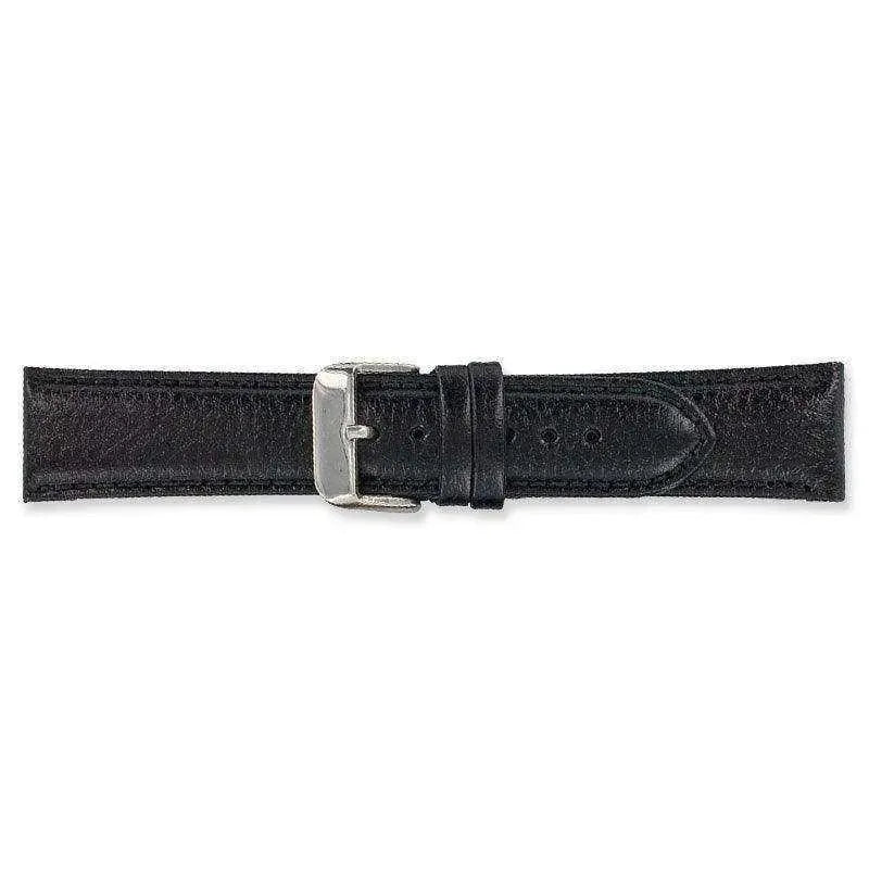 Bracelet de montre Noir - Cuir grainé épais - Atelier Victor - Vintage  Shop