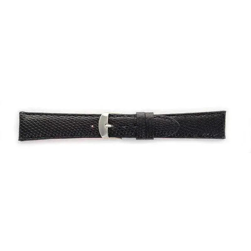 Bracelet de montre Noir - Cuir Lézard - Atelier Victor Paris - Vintage Watch Shop Dubai