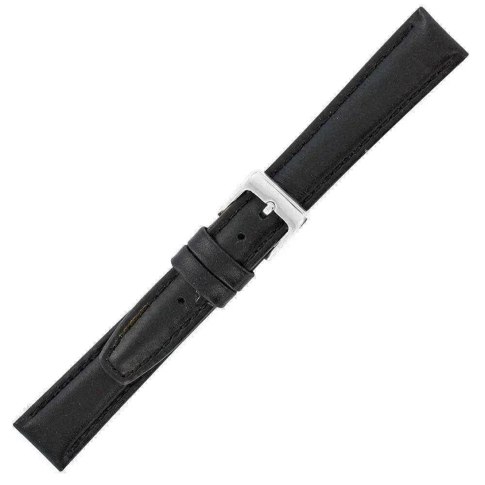 Bracelet de montre Noir - Cuir satiné - Atelier Victor - Vintage  Shop