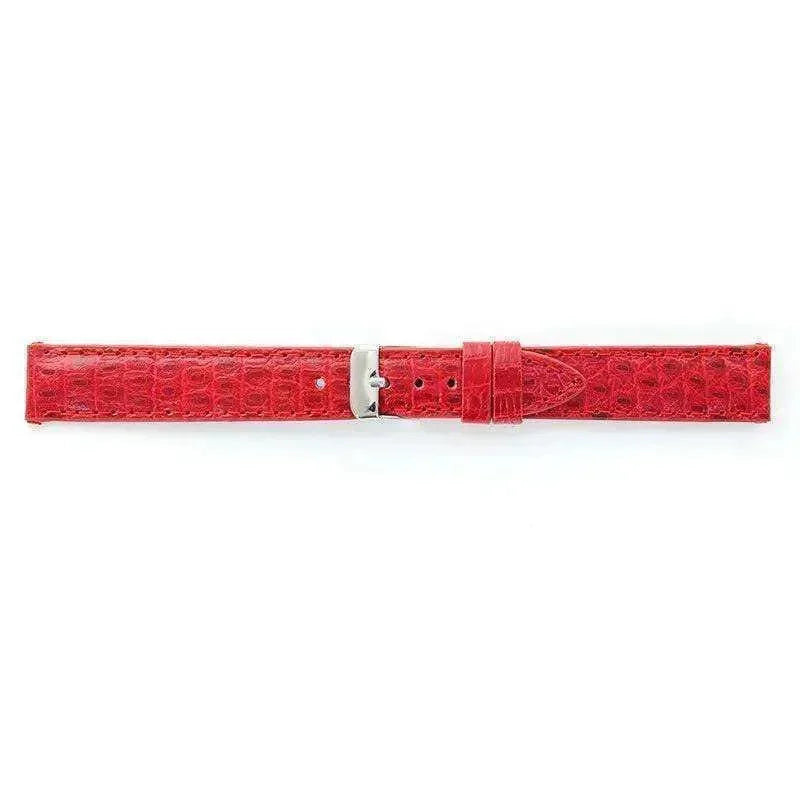 Bracelet de montre Rouge - Cuir Lézard - Atelier Victor - Vintage  Shop