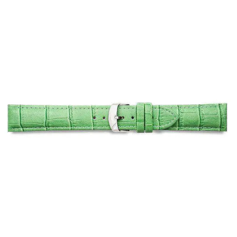 Bracelet de montre Vert clair - Cuir façon crocodile - Atelier Victor Paris - Vintage Watch Shop Dubai