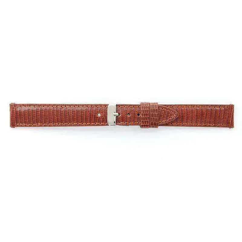 Bracelet de motnre cognac - Cuir Lézard - Atelier Victor Paris - Vintage Watch Shop Dubai
