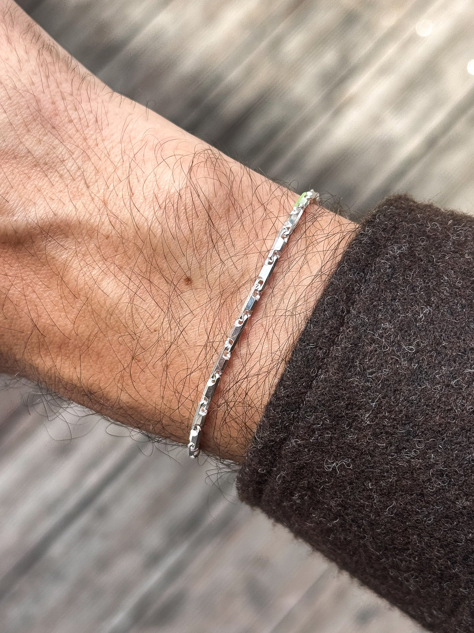 Bracelet en argent 925 - Edgard - Fin - Atelier Victor - Vintage  Shop