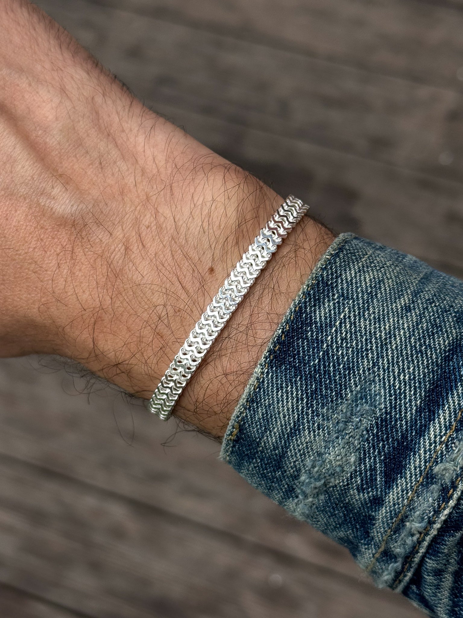 Bracelet en argent 925 - Eloi - Medium - Atelier Victor - Vintage  Shop