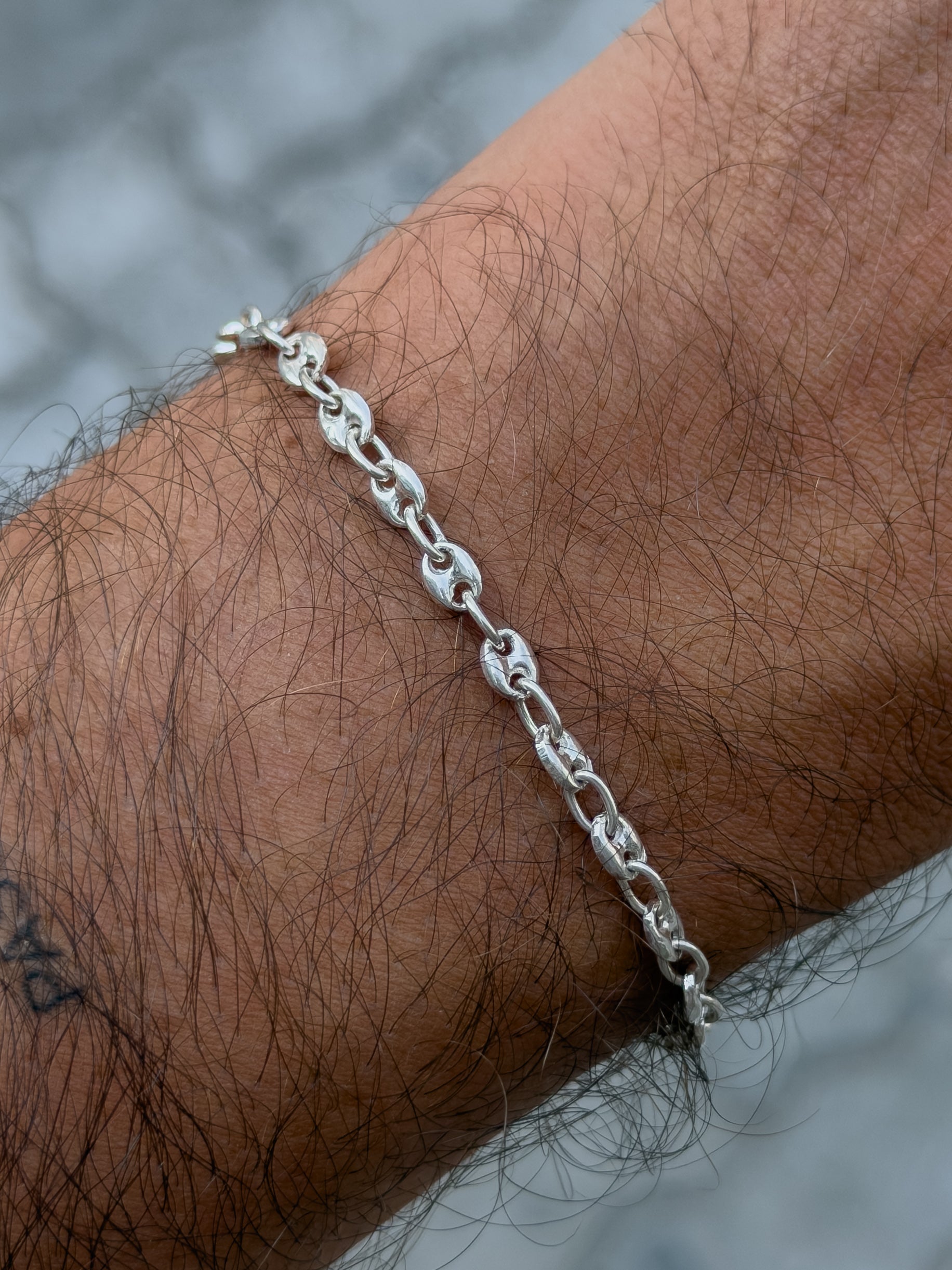 Bracelet en argent 925 - Ernest - Moyen Modèle - Atelier Victor