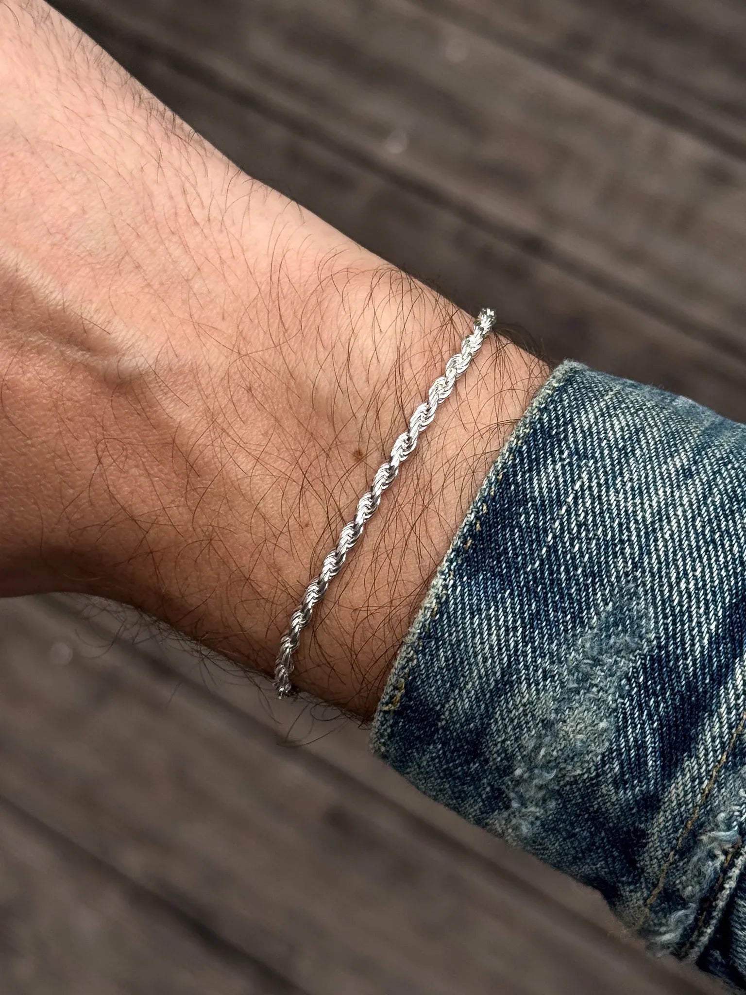 Bracelet en argent 925 - Leontine - Fin - Atelier Victor - Vintage  Shop