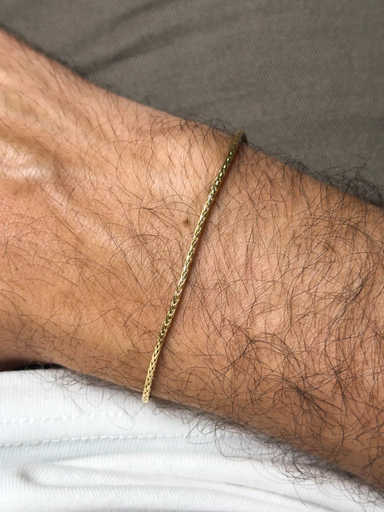 Bracelet en or jaune 18k - Gaspart - Moyen Modèle - Atelier Victor