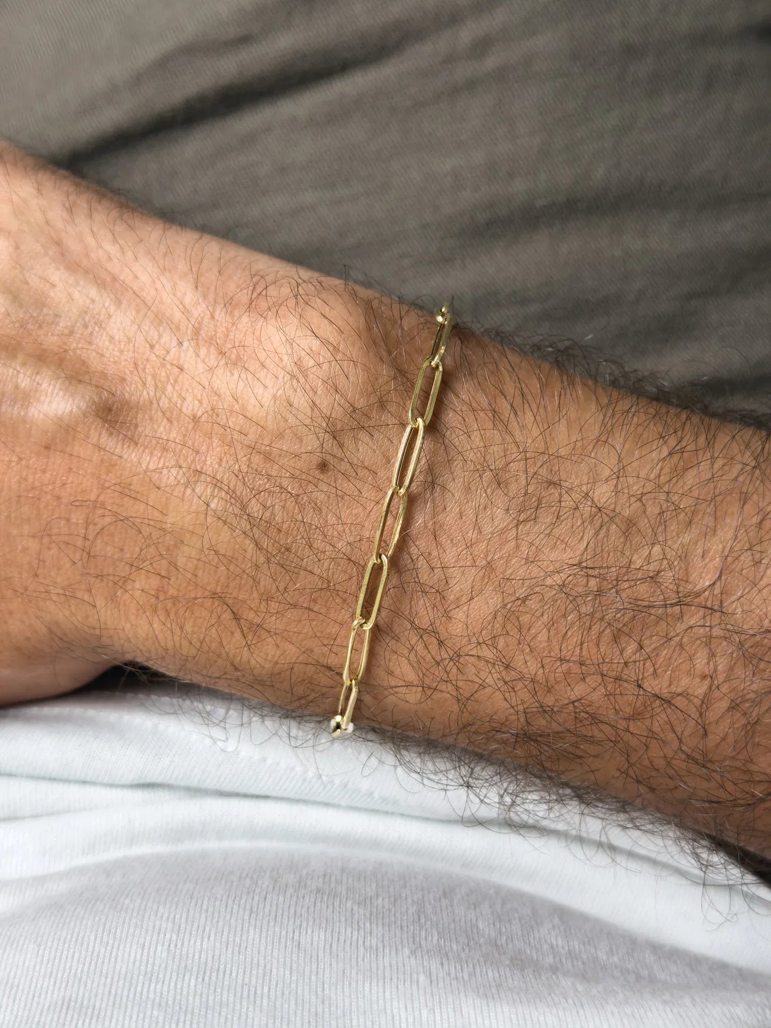 Bracelet en or jaune 18k - Géraud - Moyen Modèle - Atelier Victor