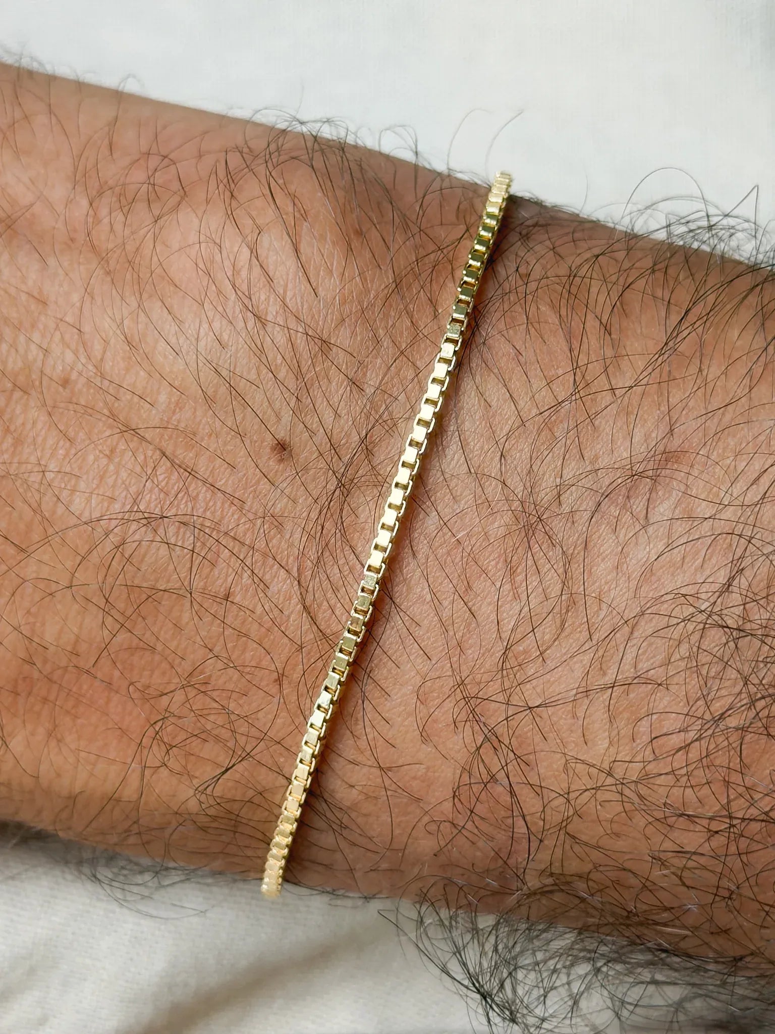 Bracelet en Or jaune 18k - Hector - Moyen Modèle - Atelier Victor