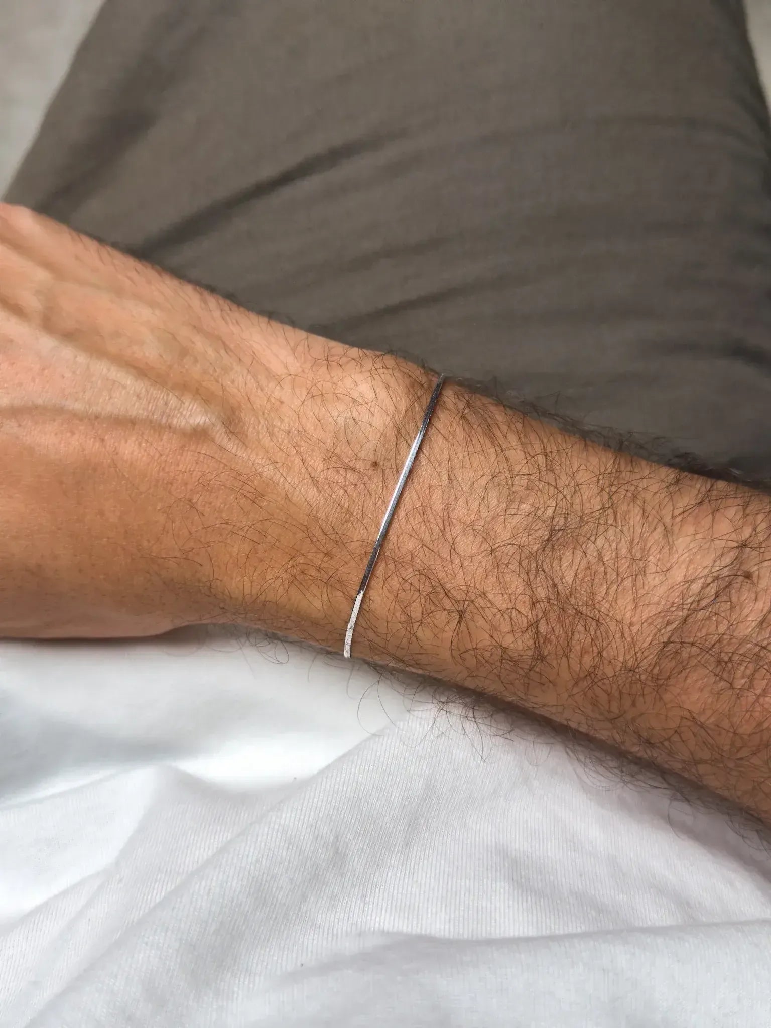 Bracelet en or blanc 18k - Tancrède - Très Petit Modèle - Atelier Victor