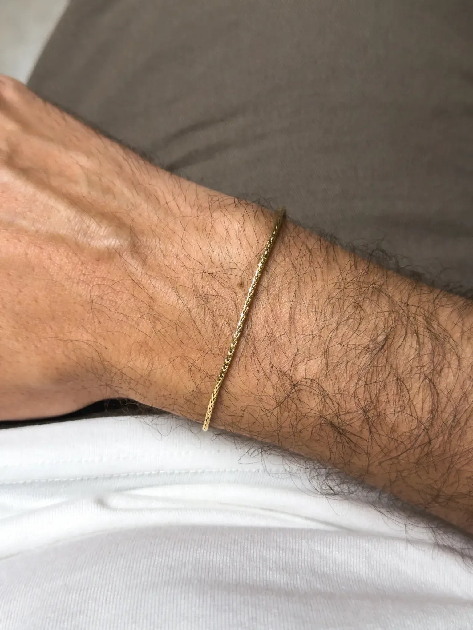 Bracelet or jaune 18k - Gaspard - Moyen Modèle - Atelier Victor