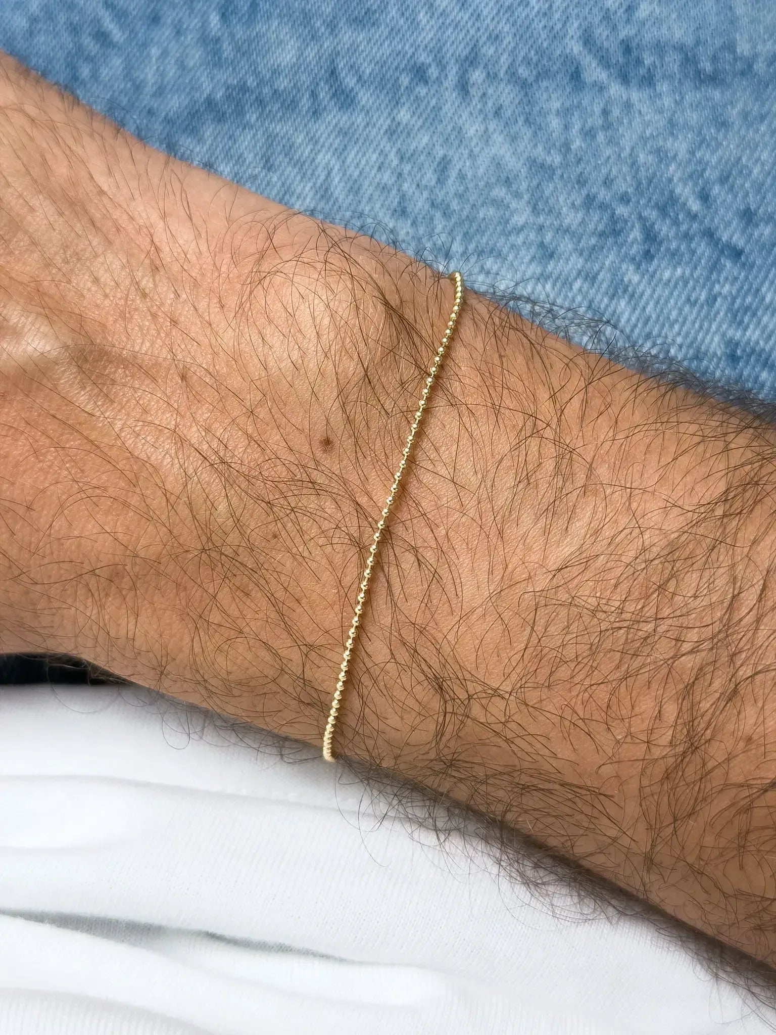 Bracelet or jaune 18k - Odilon - Très Petit Modèle