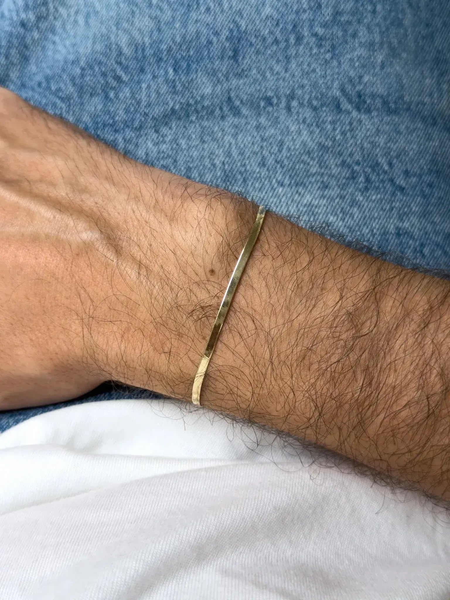 Bracelet or jaune 18k - Tancrède - Moyen Modèle - Atelier Victor