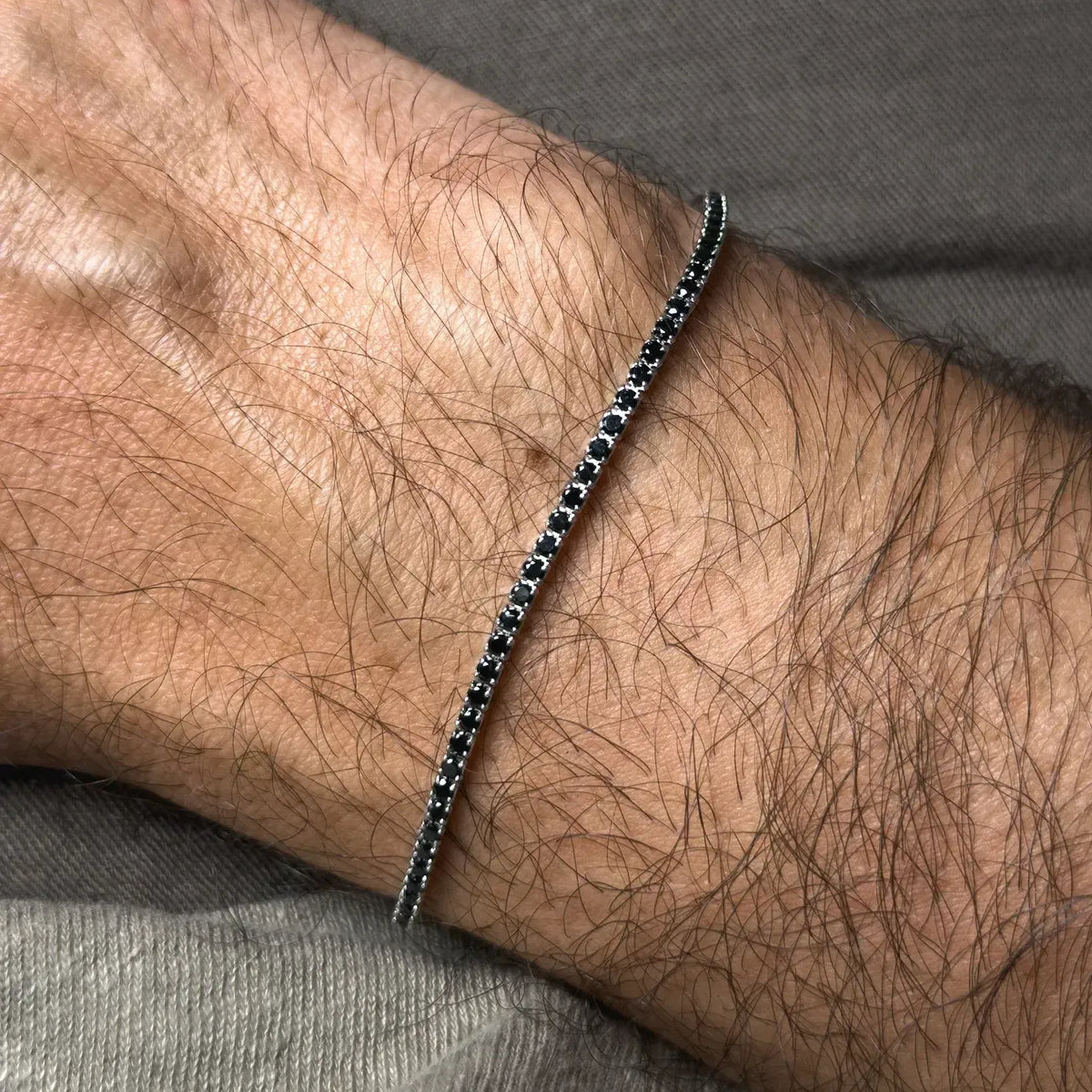 925 Silver Tennis Bracelet & Zirconium - Octavien - Medium Model
