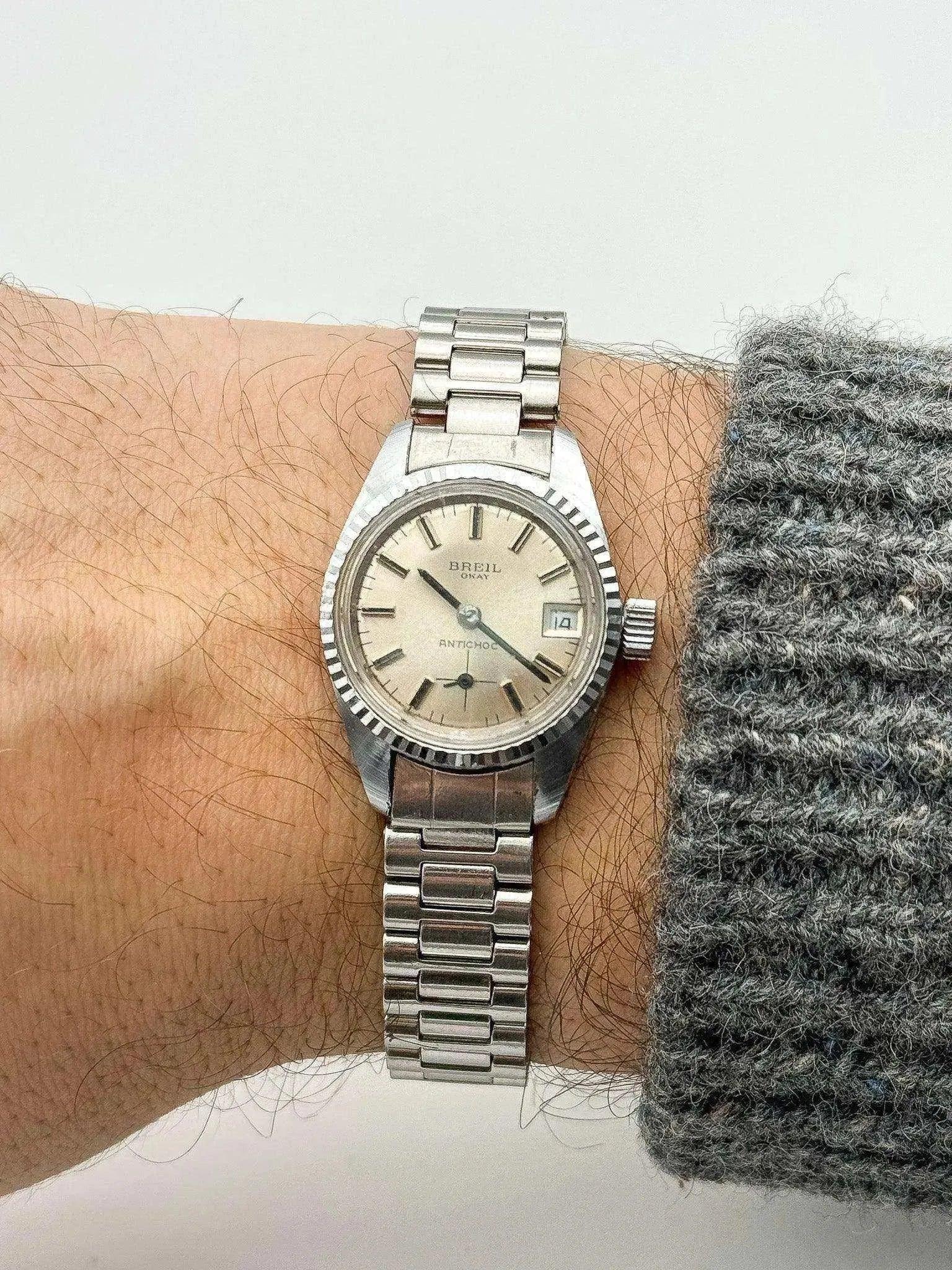 Breil - Datejust Cannelée Petite Seconde Femme - 1960s - Atelier Victor - Vintage  Shop
