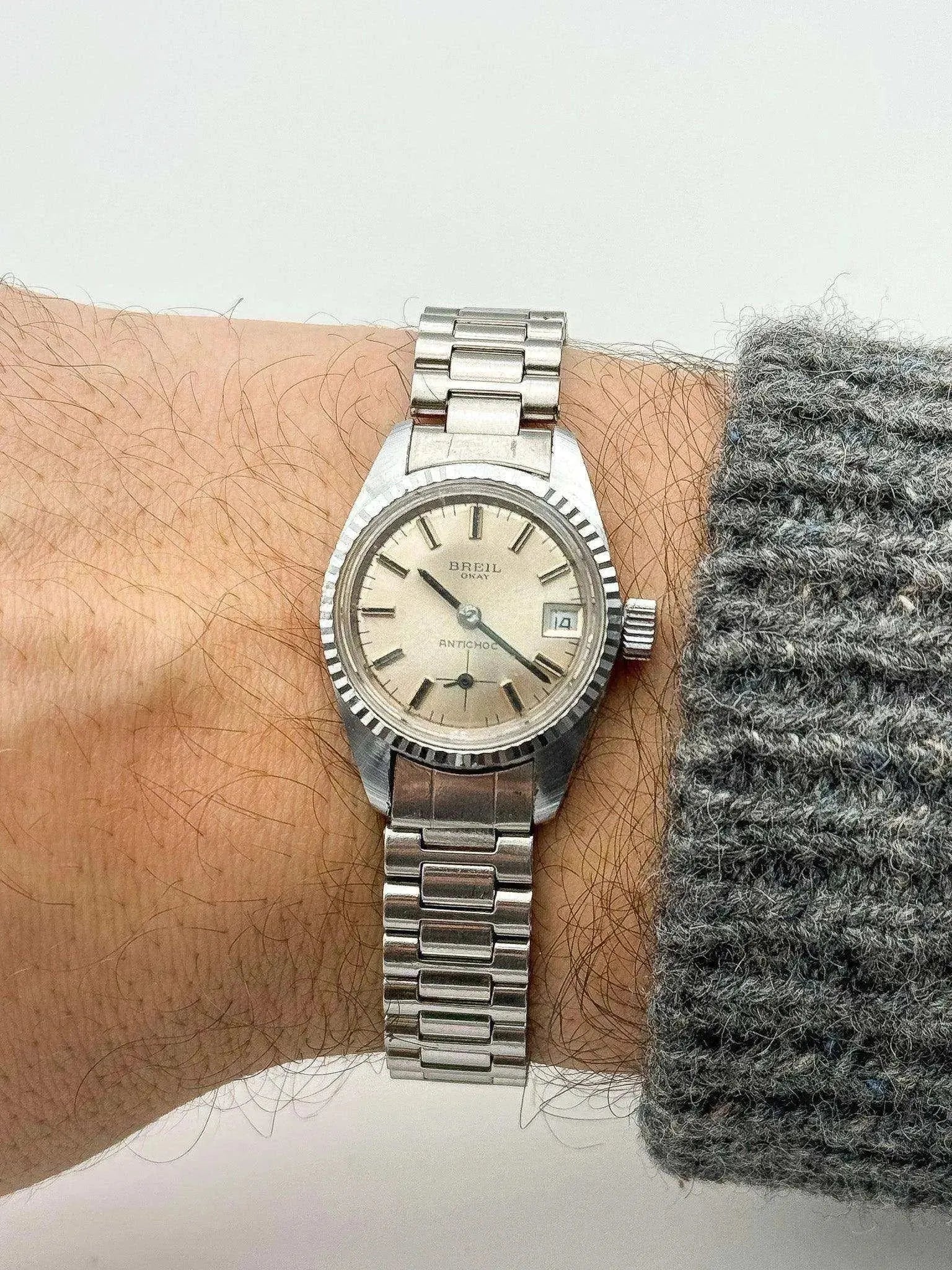 Breil - Datejust Cannelée Petite Seconde Femme - 1960s - Atelier Victor - Vintage Watch Shop