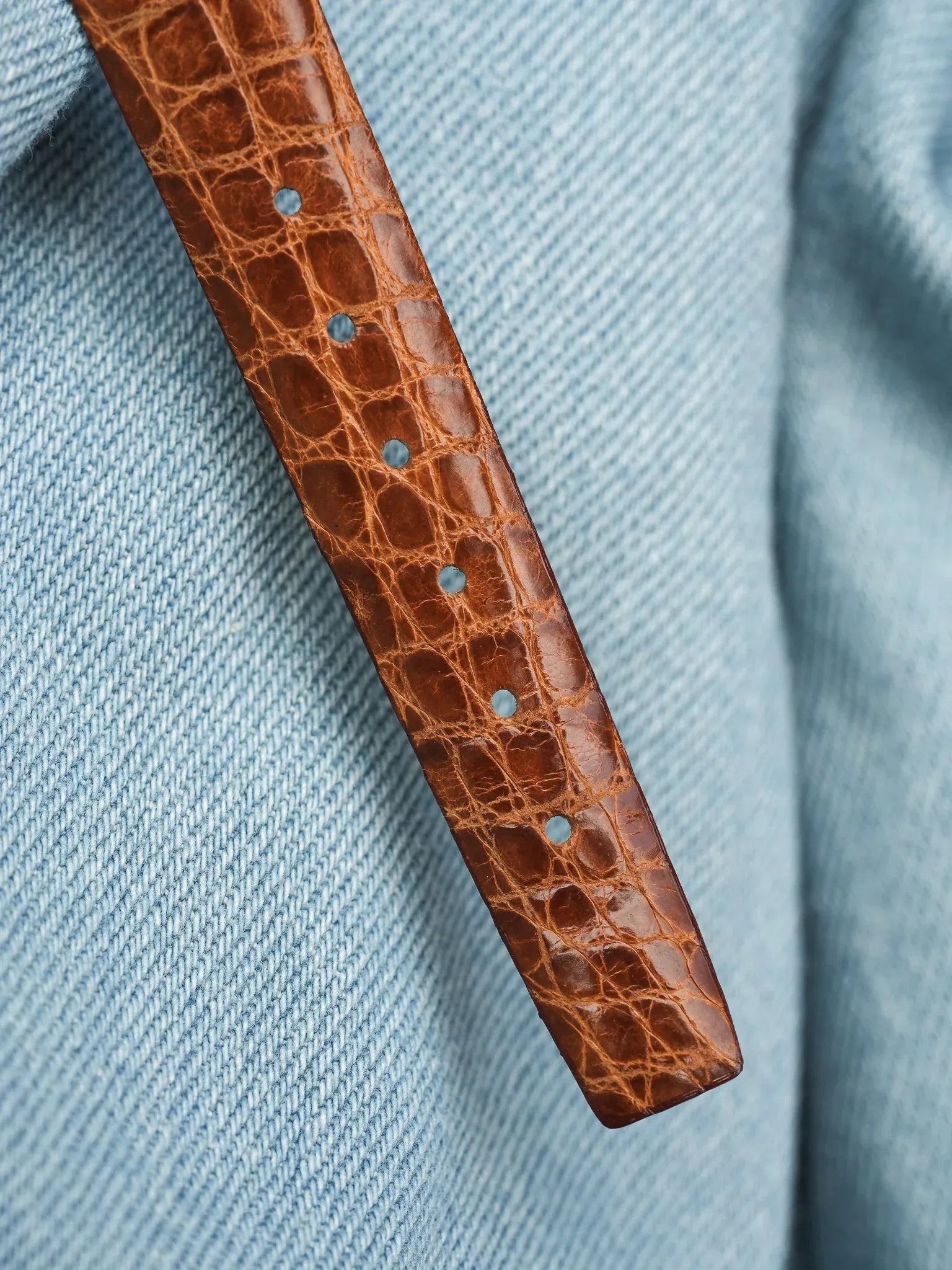 Breil - Mini Octogonale Or Cadran blanc Cabochon orange - NOS - 1980s - Atelier Victor