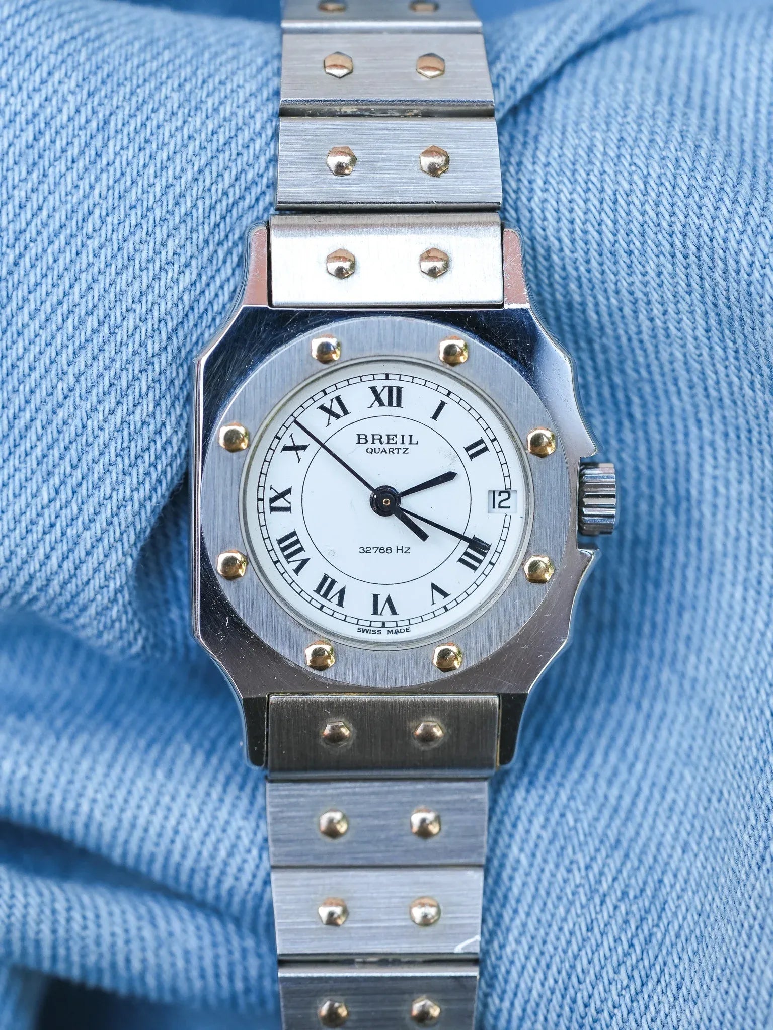 Breil - Mini "Santos" Acier - NOS - 1980s - Atelier Victor