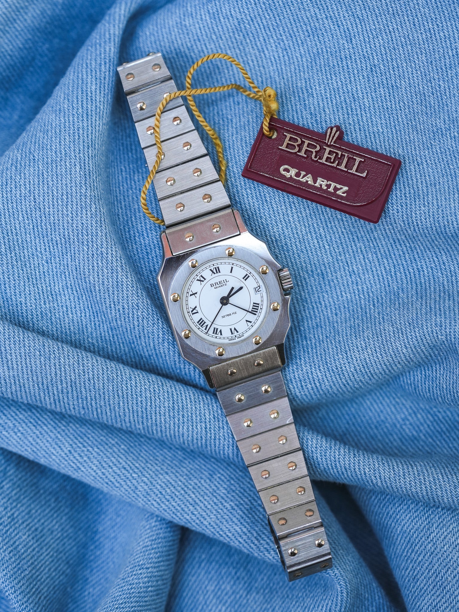 Breil - Mini "Santos" Acier - NOS - 1980s - Atelier Victor - Vintage Watch Shop