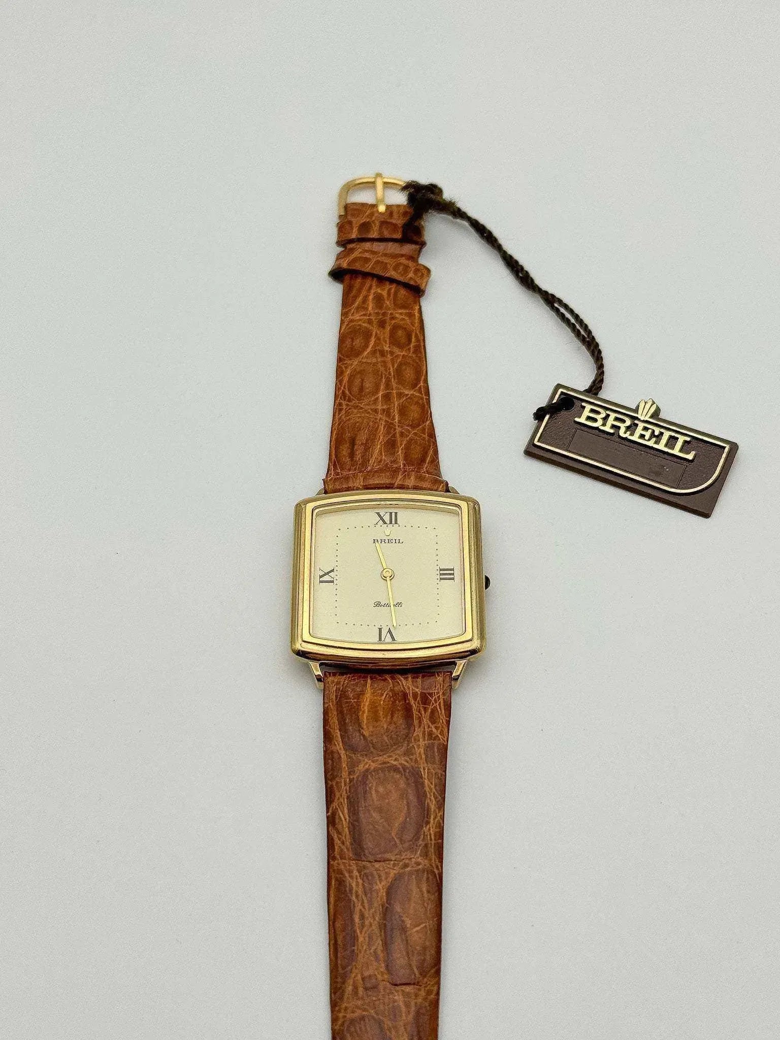 Breil - Square Gold - NOS - 1960's - Atelier Victor Paris - Vintage Watch Shop Dubai