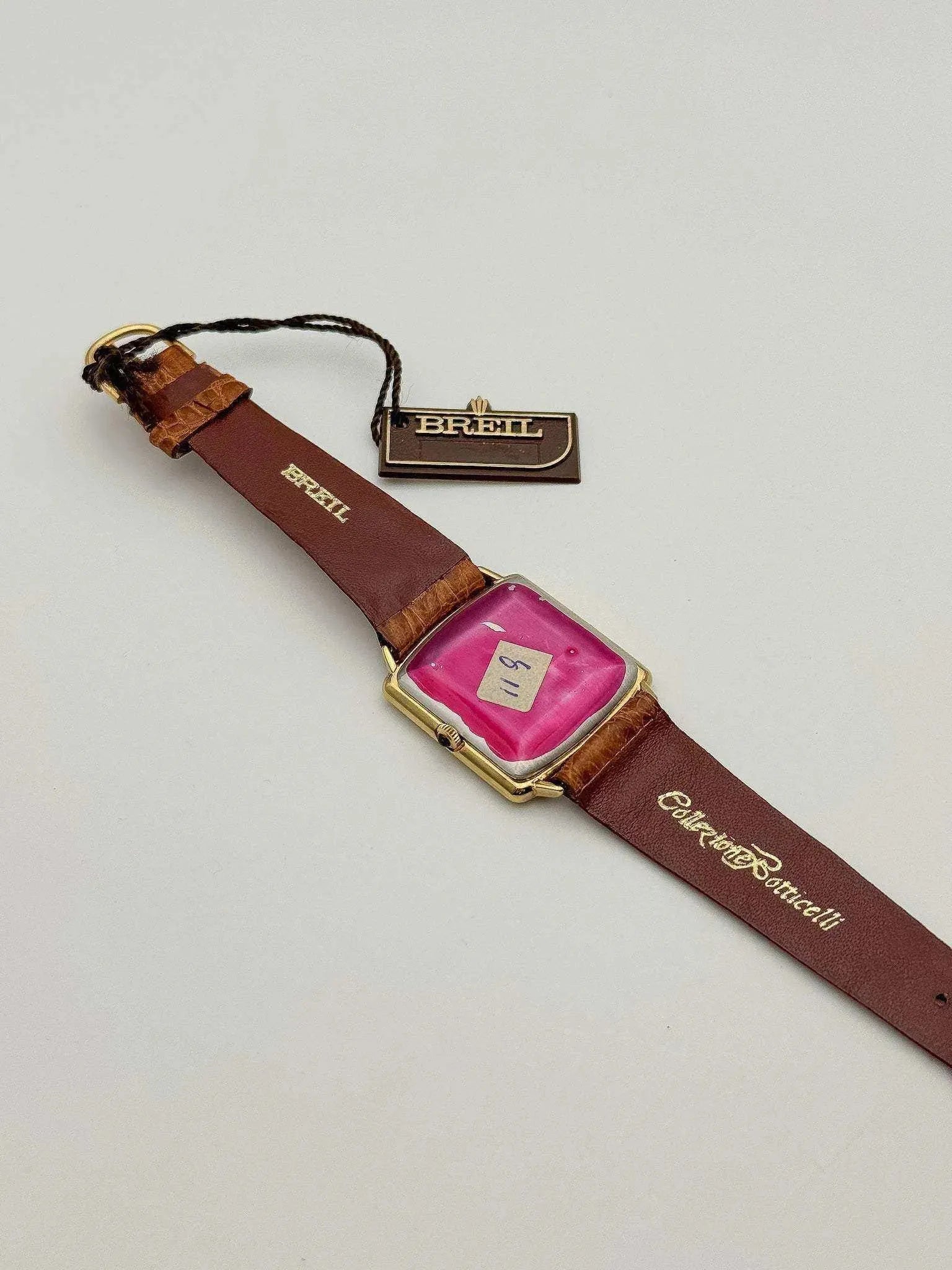 Breil - Square Gold - NOS - 1960's - Atelier Victor Paris - Vintage Watch Shop Dubai