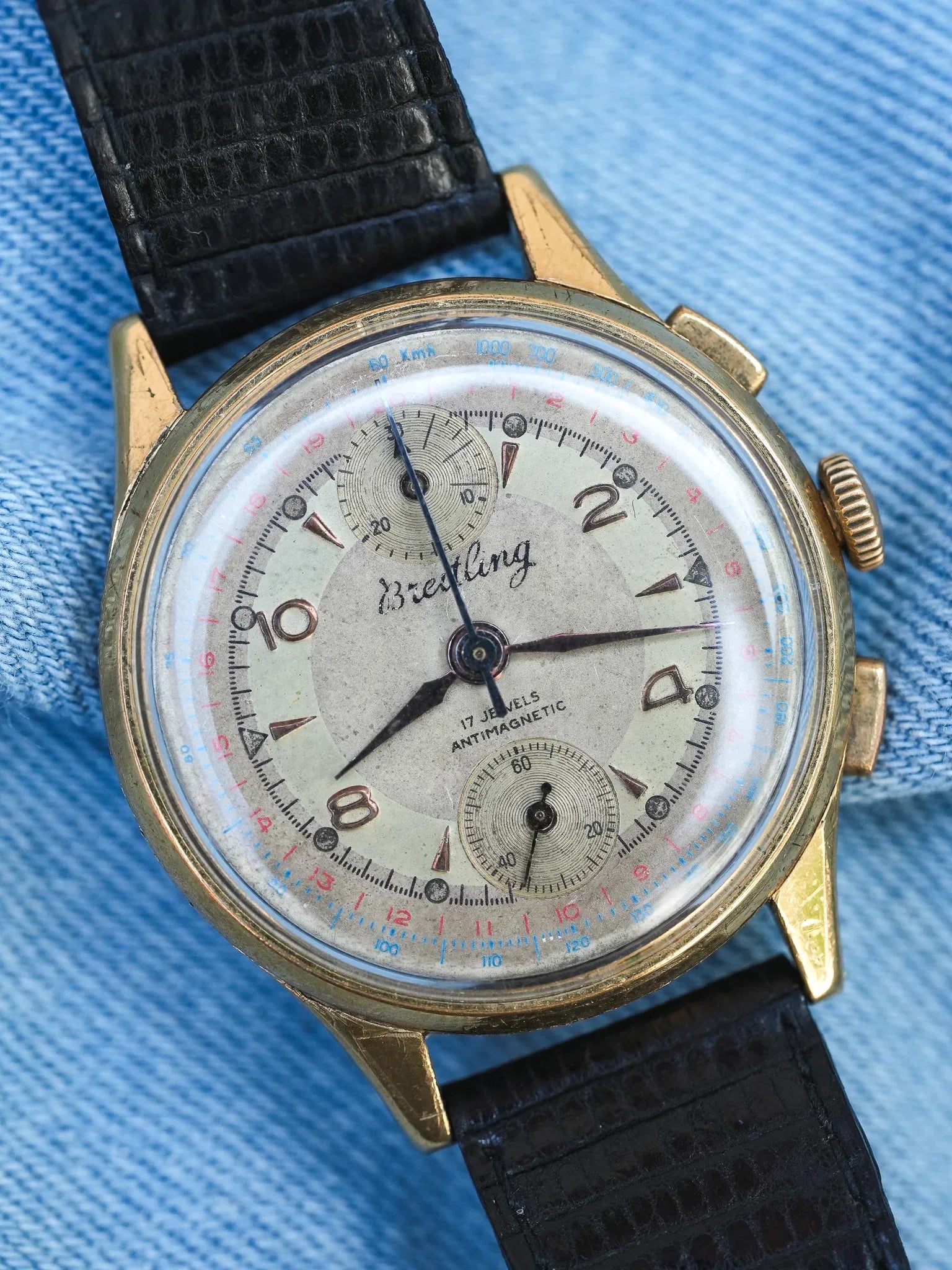 Breitling - 178 Chronographe Venus 170 Patine - 1950s - Atelier Victor