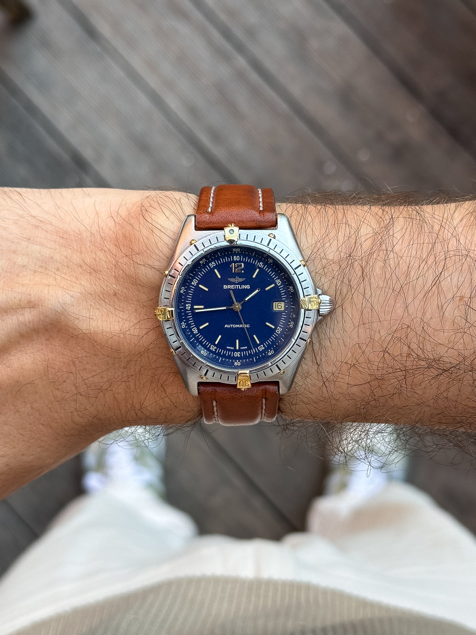 Breitling - 81970 Antaras Bleu Acier - 1990s - Atelier Victor - Vintage Watch Shop