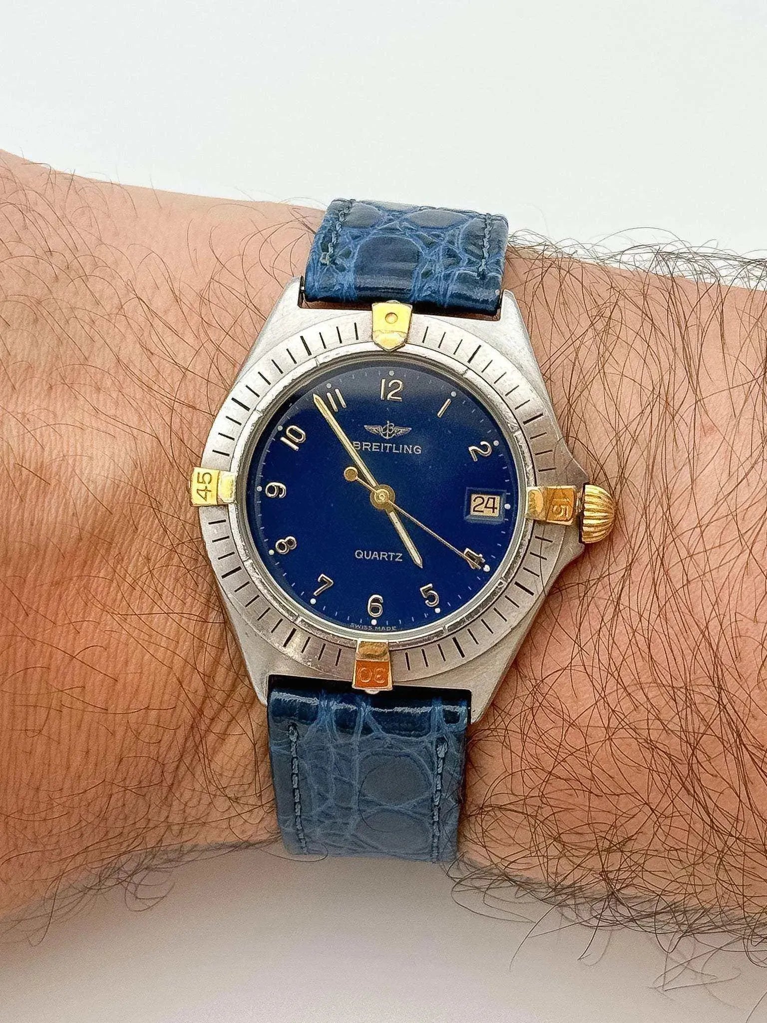 Breitling - Callisto Blue Dial - 1990’s - Atelier Victor Paris - Vintage Watch Shop Dubai