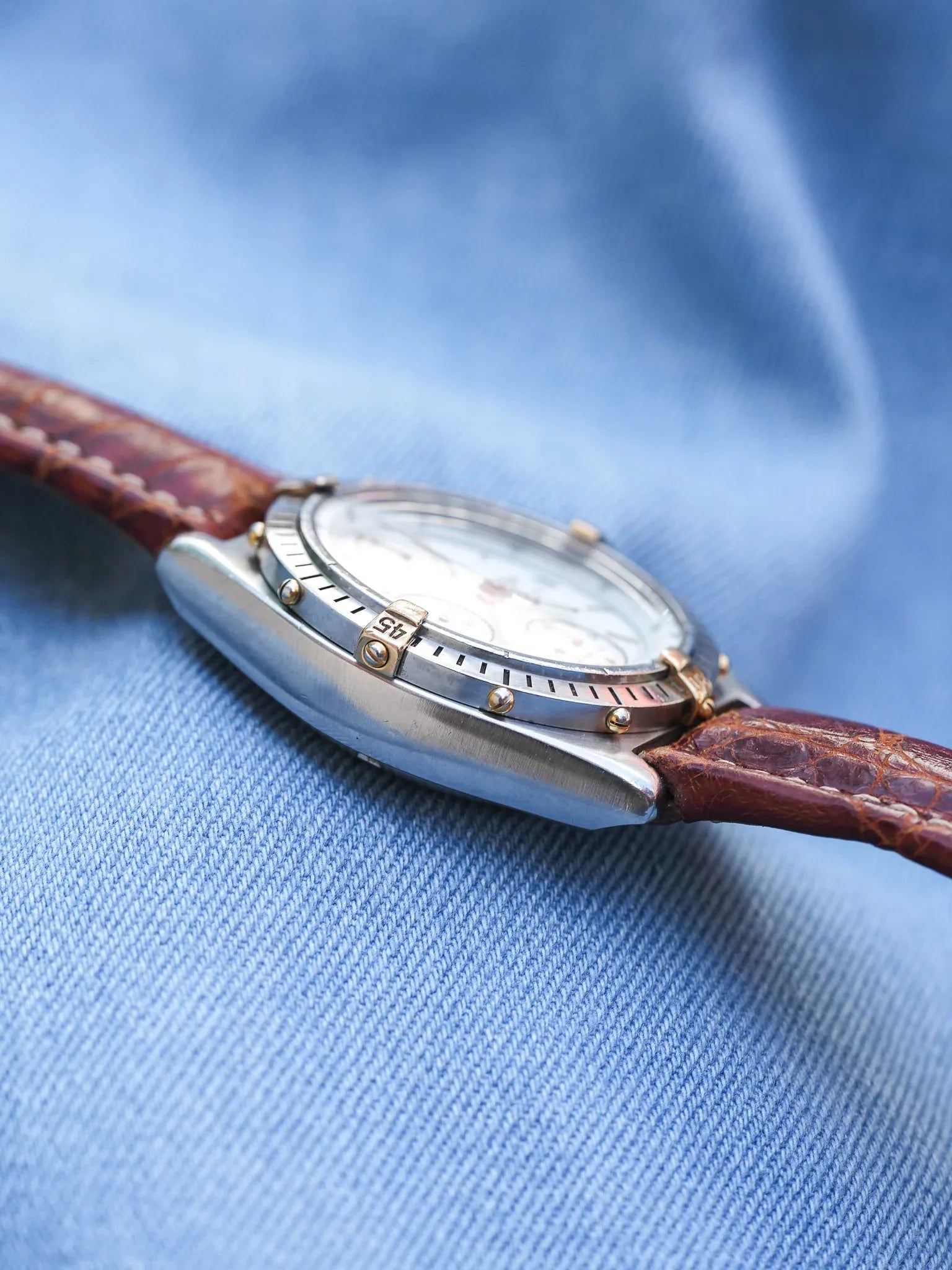 Breitling - Chronomat 81.950 B13047 Blanc - 1990s - Atelier Victor - Vintage  Shop