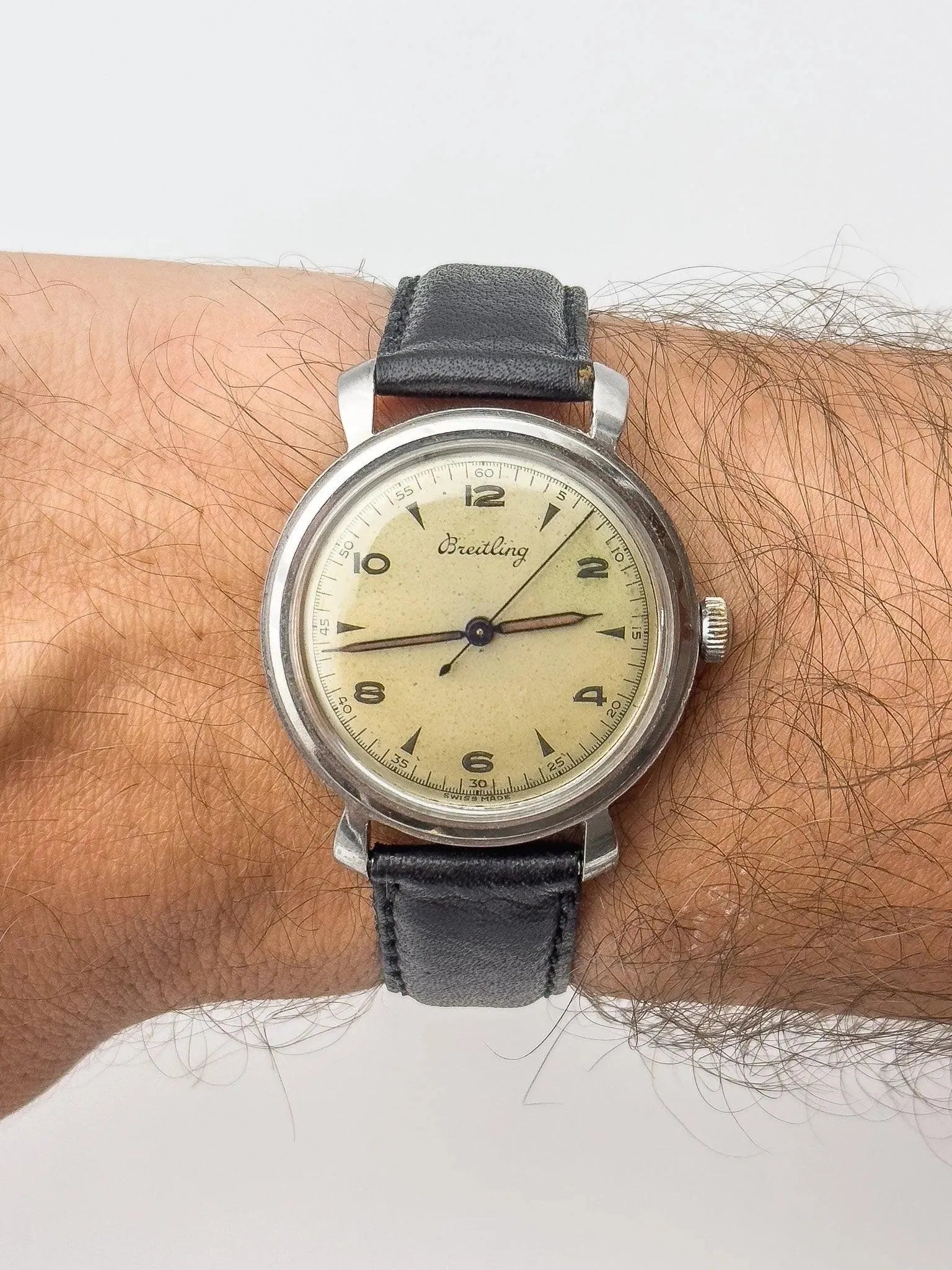 Breitling - Patine Tear Drop - 1950's - Atelier Victor Paris - Vintage Watch Shop Dubai