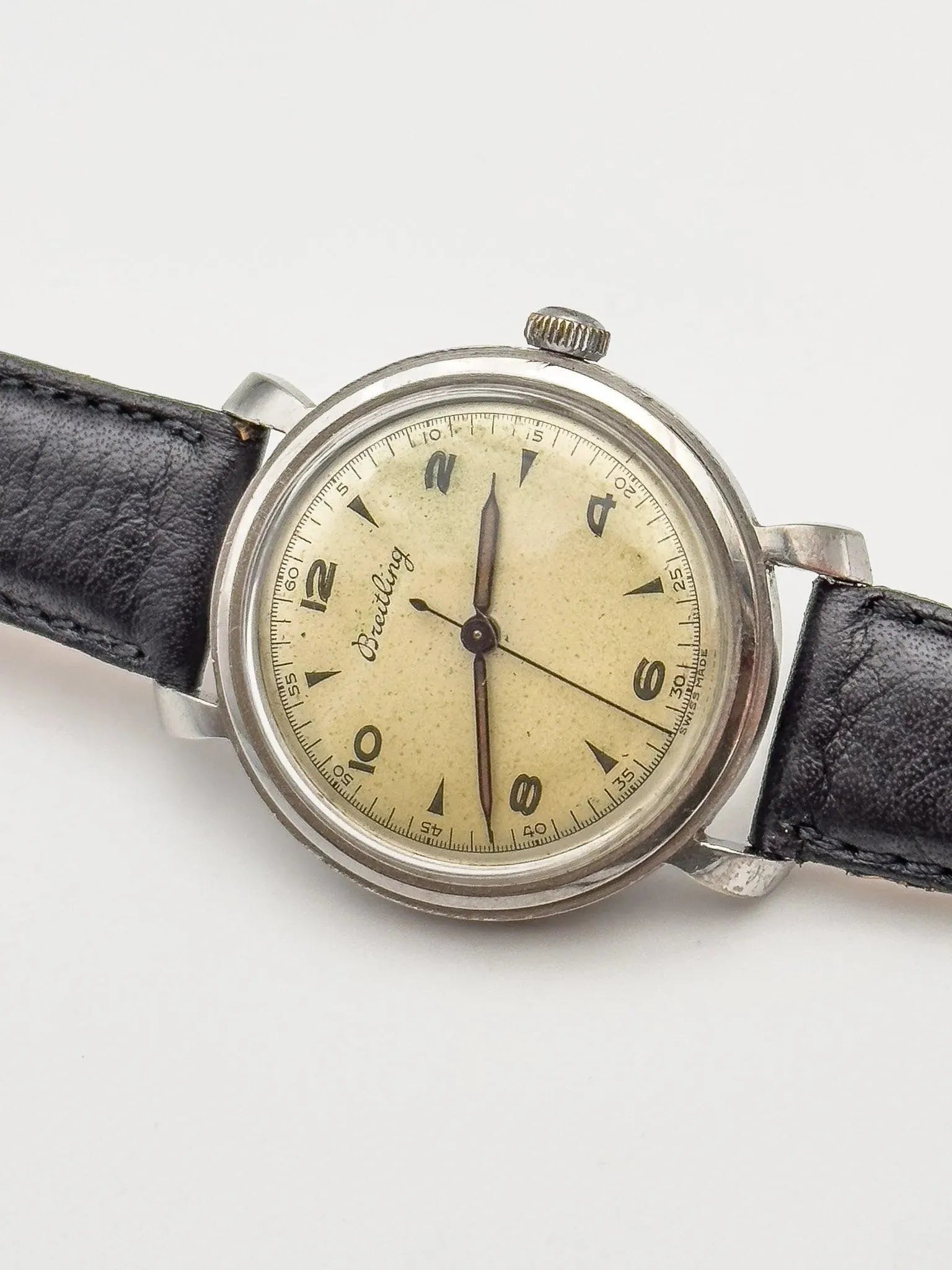 Breitling - Patine Tear Drop - 1950's - Atelier Victor Paris - Vintage Watch Shop Dubai