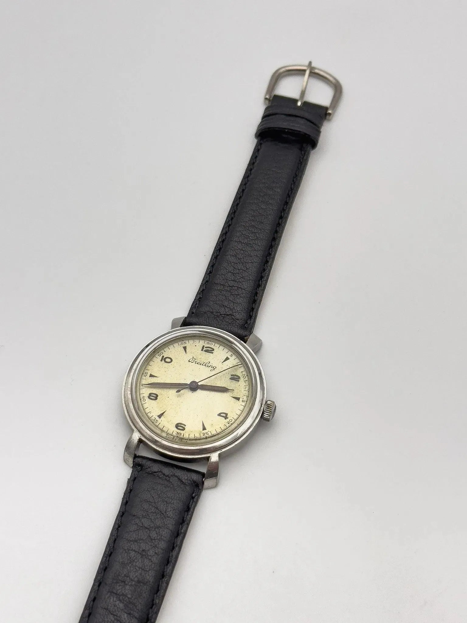 Breitling - Patine Tear Drop - 1950's - Atelier Victor Paris - Vintage Watch Shop Dubai