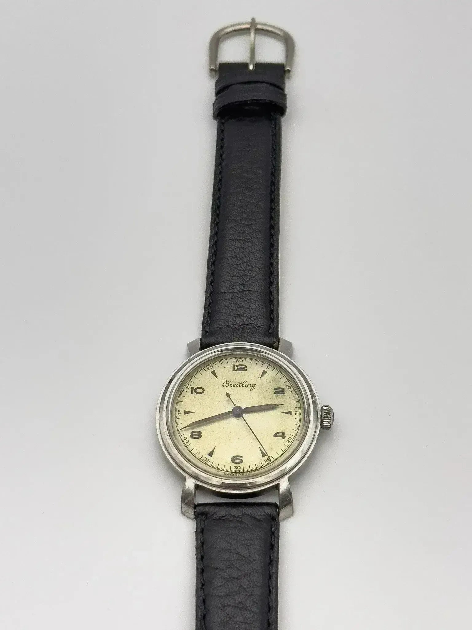 Breitling - Patine Tear Drop Acier - 1950s - Atelier Victor