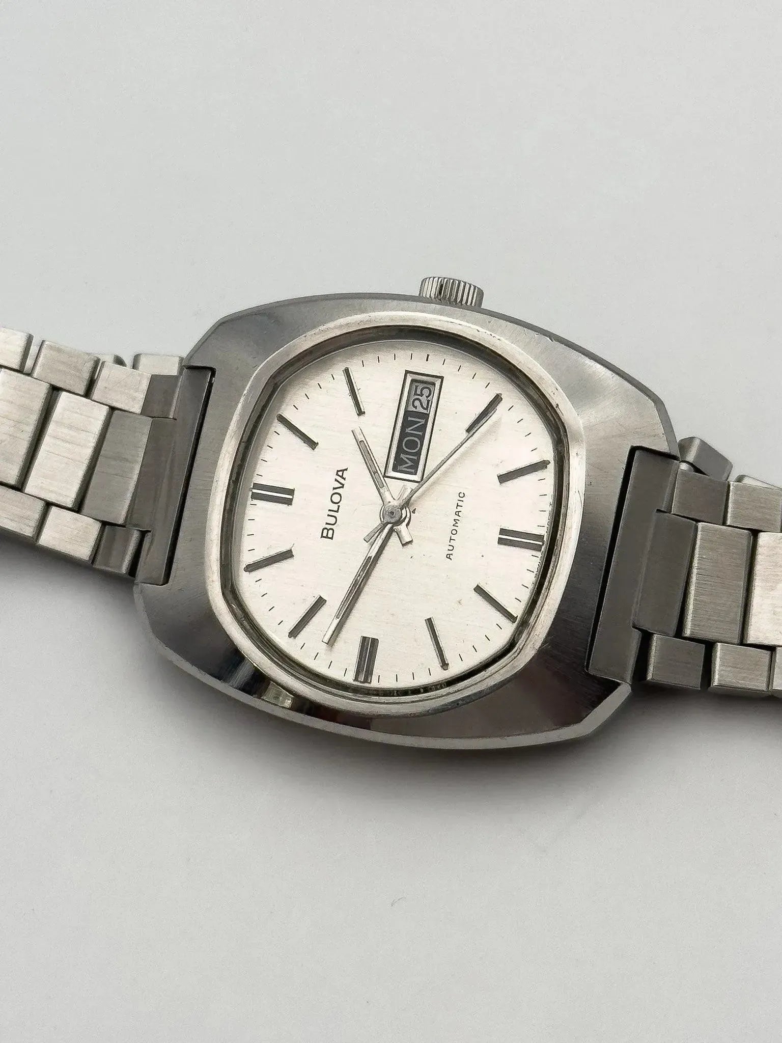 Bulova - Boitier TV Automatique Acier - 1980s - Atelier Victor