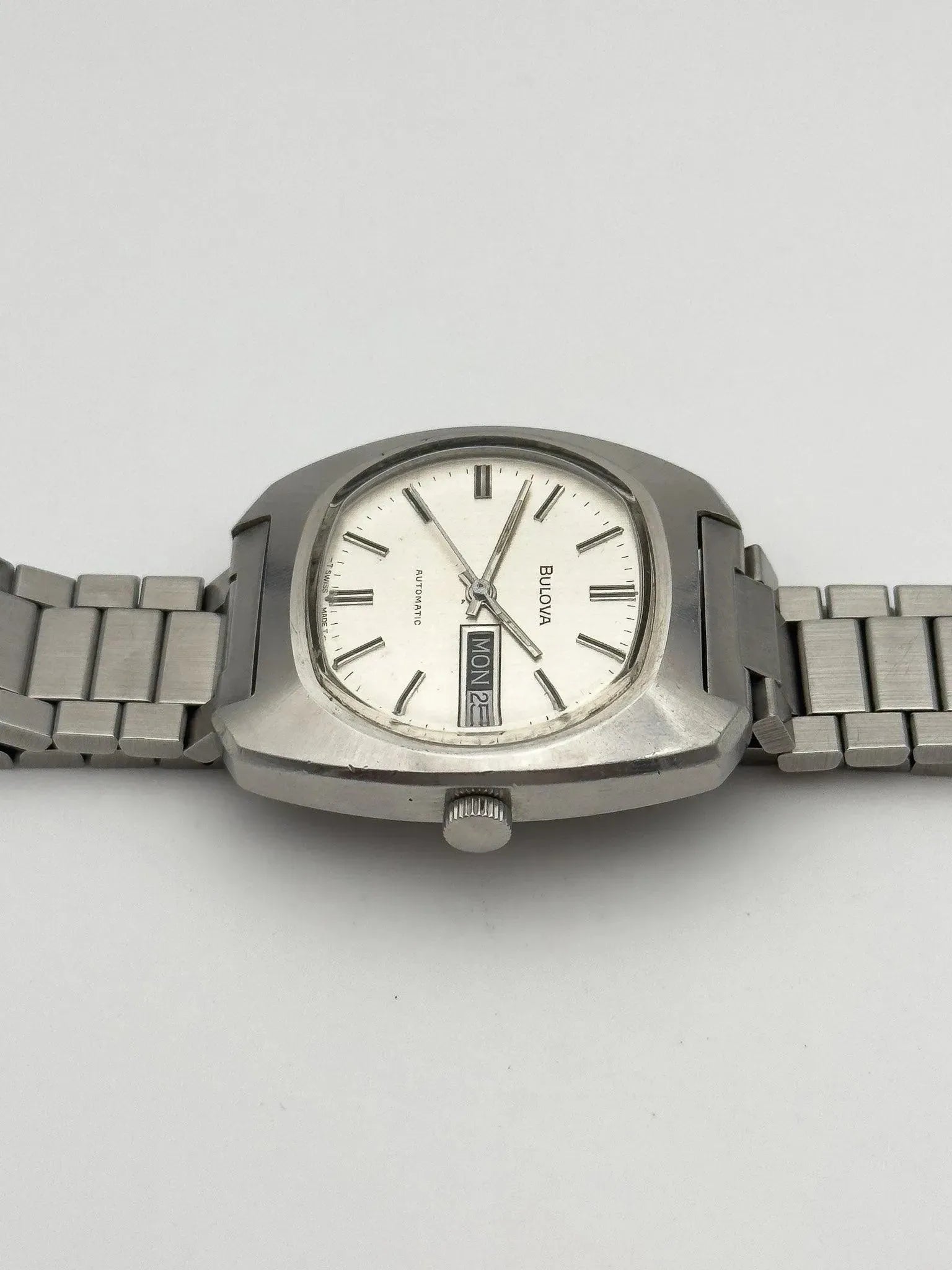 Bulova - Boitier TV Automatique Acier - 1980s - Atelier Victor - Vintage  Shop