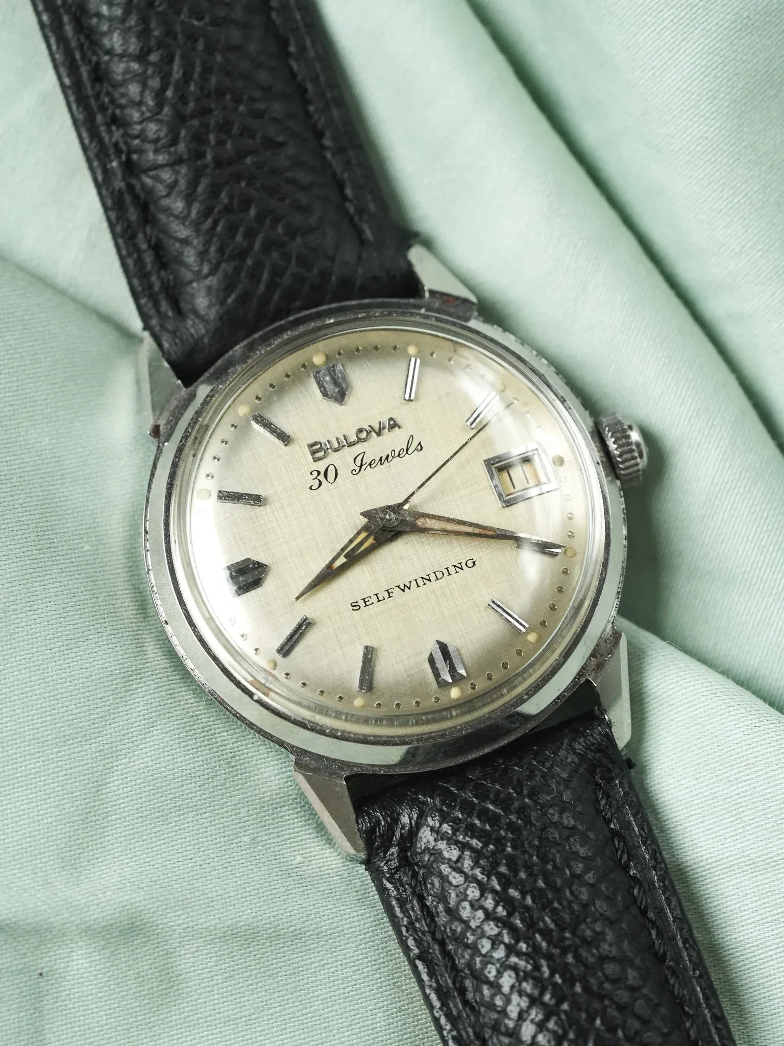 Bulova - Cadran Lin Date Automatique - 1966