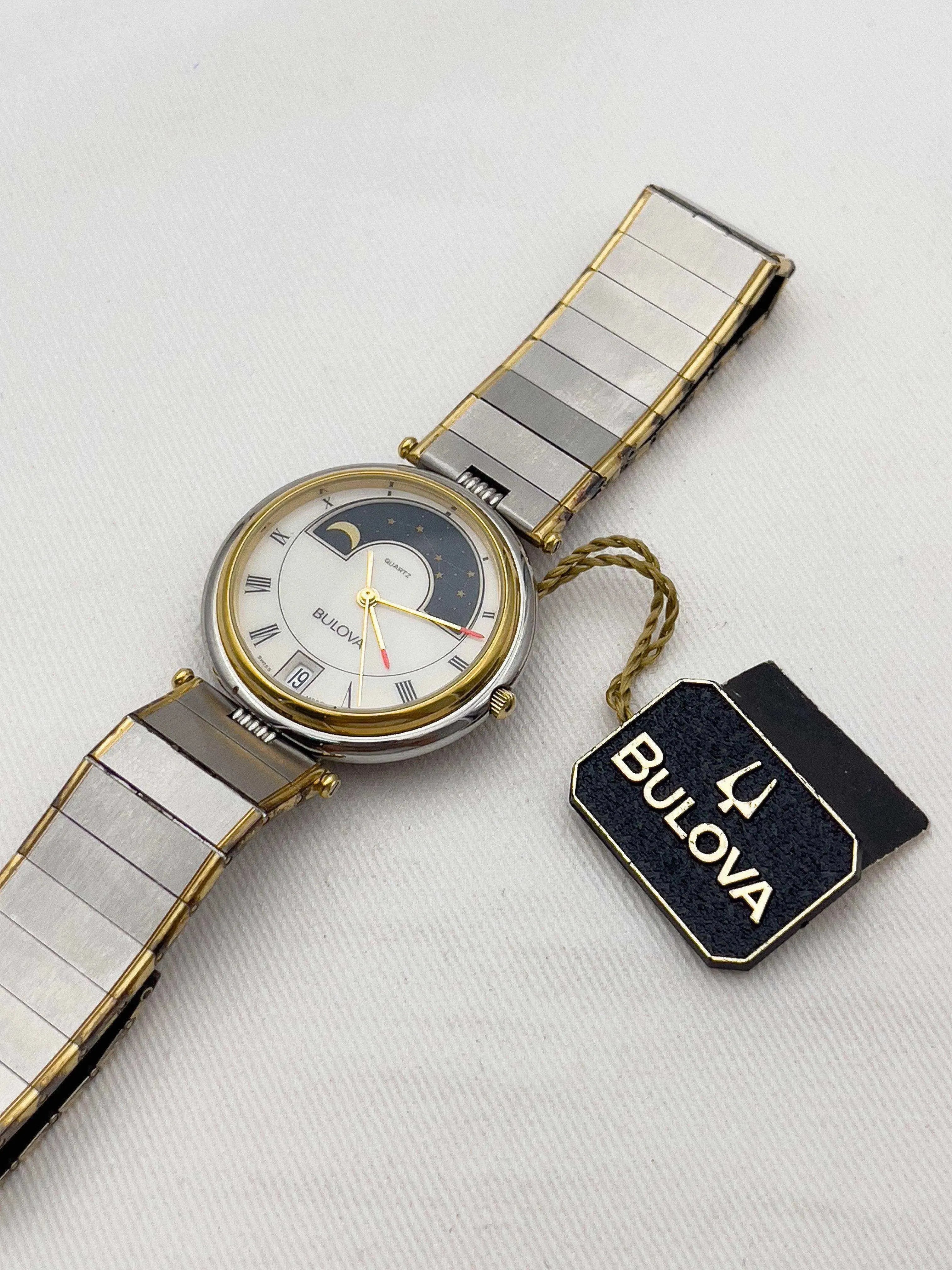 Bulova - Moonphase Steel - 1986 - Atelier Victor Paris - Vintage Watch Shop Dubai