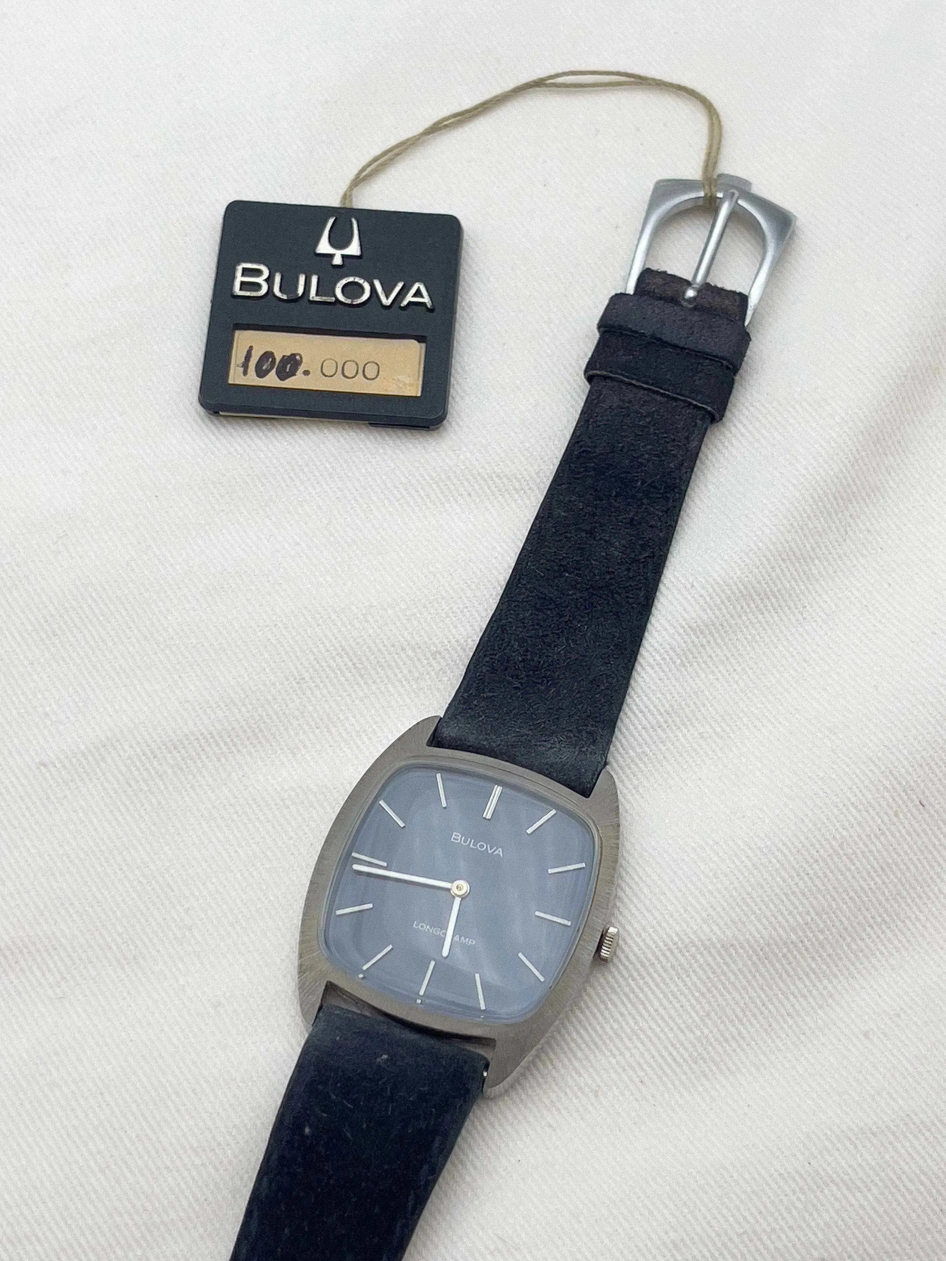 Bulova x Longtemps - Blue Dress Watch NOS + BOX - 1980’s - Atelier Victor Paris - Vintage Watch Shop Dubai