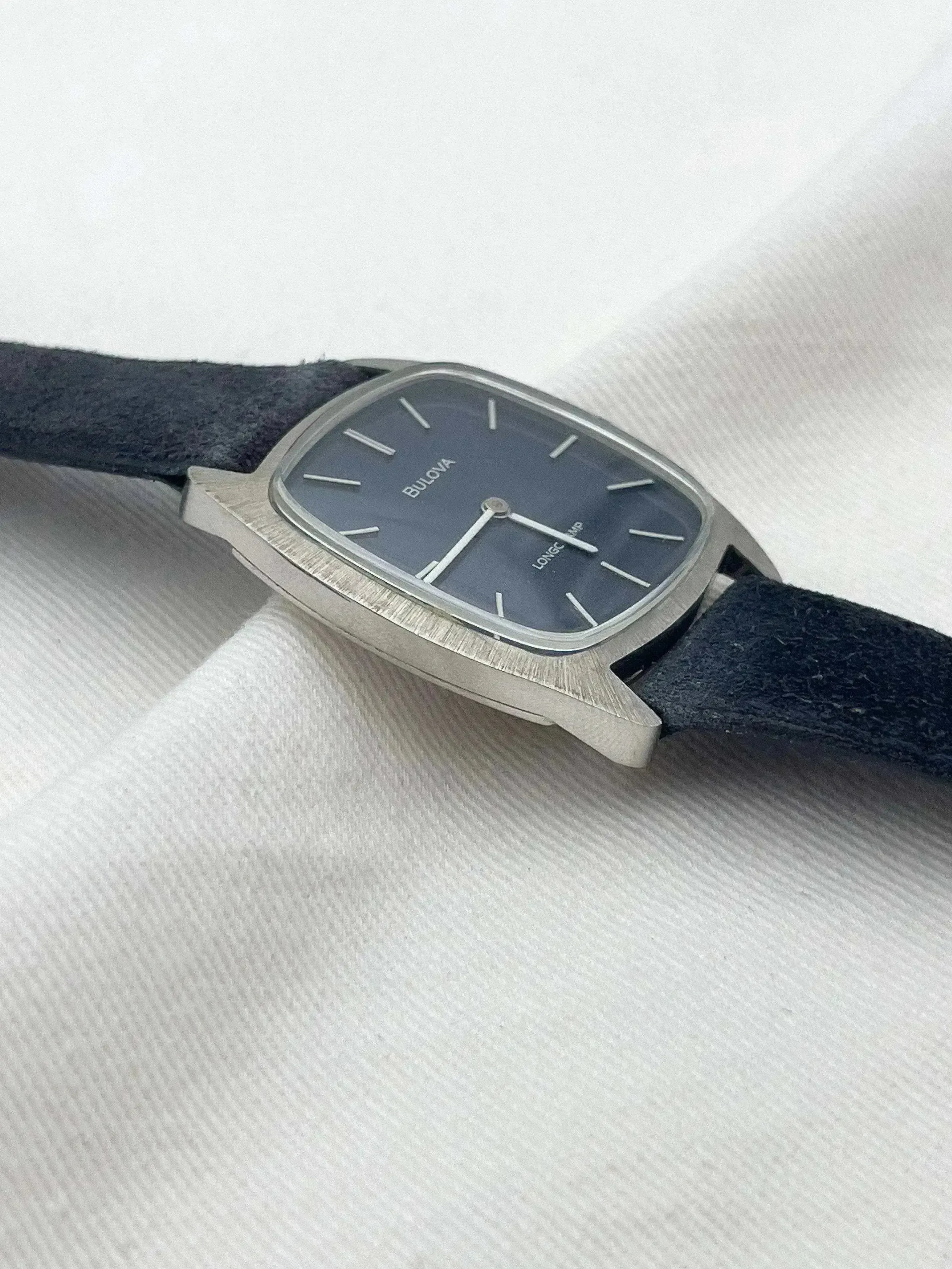 Bulova x Longtemps - Dress Watch Bleu - NOS + boite - 1980s - Atelier Victor
