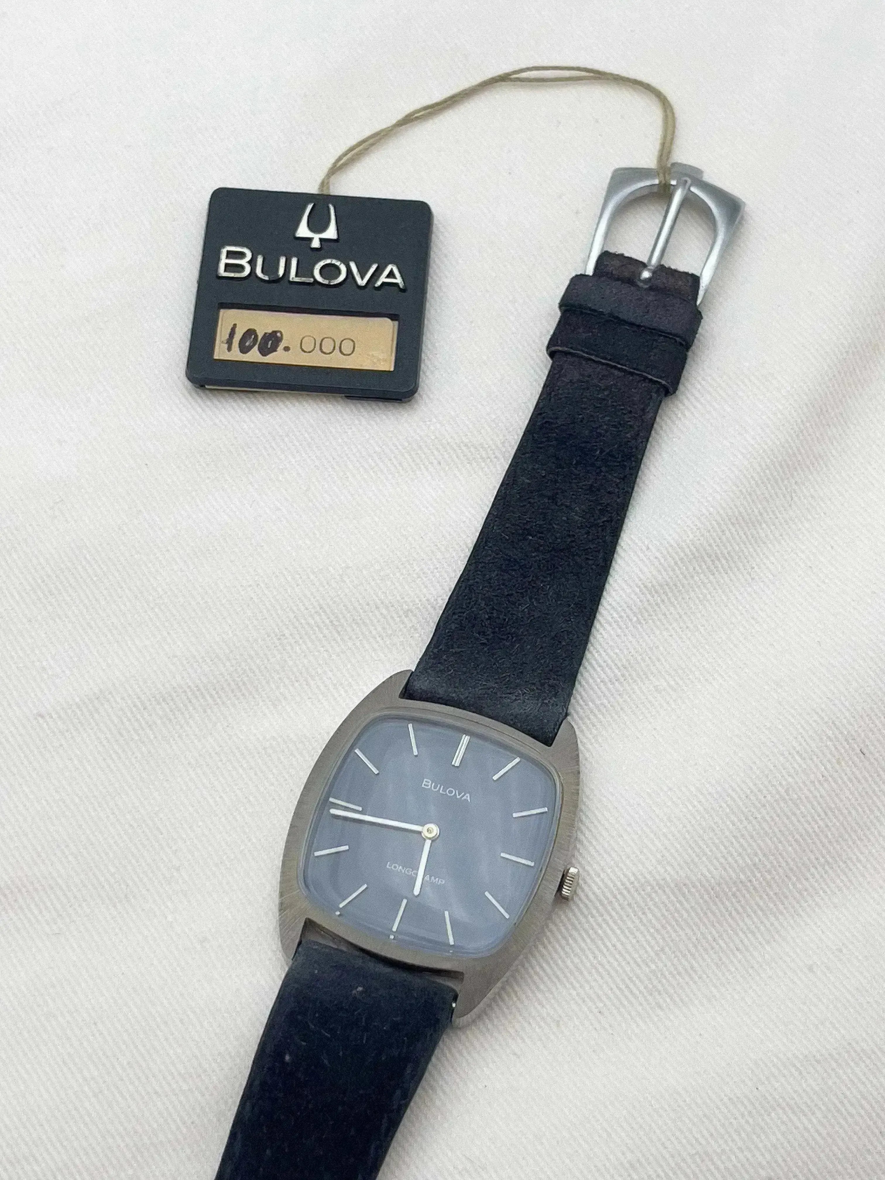 Bulova x Longtemps - Dress Watch Bleu - NOS + boite - 1980s - Atelier Victor