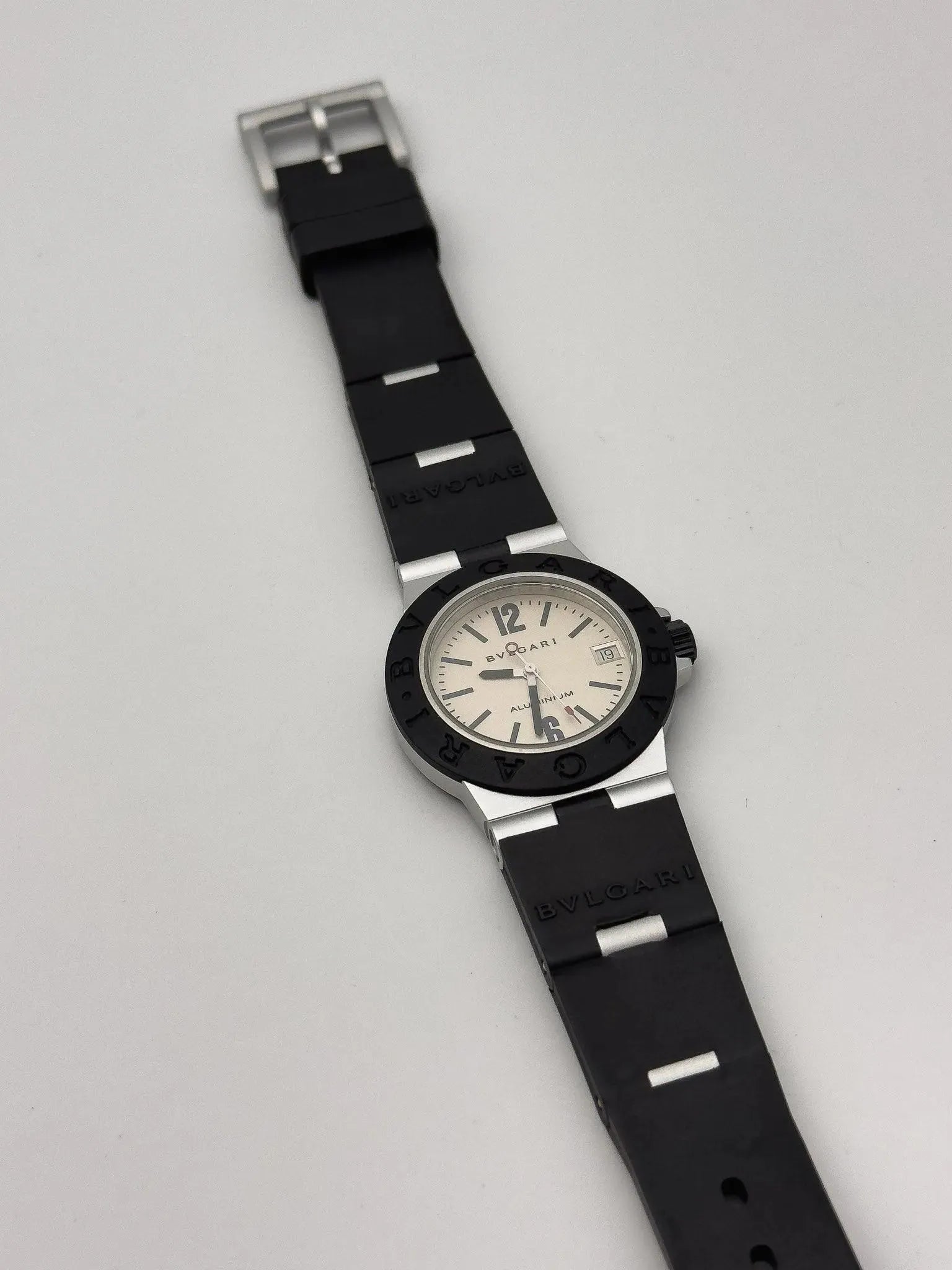 Bvlgari - Aluminium 32mm - Full Set - 1998 - Atelier Victor Paris - Vintage Watch Shop Dubai