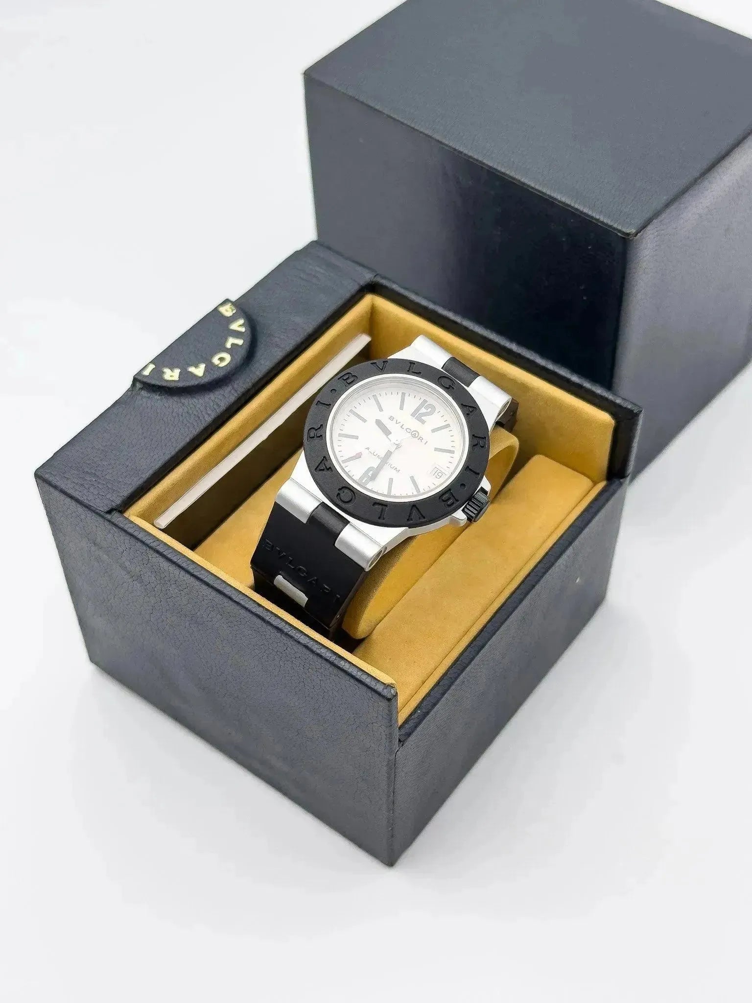 Bvlgari - Aluminium 32mm - Full Set - 1998 - Atelier Victor Paris - Vintage Watch Shop Dubai