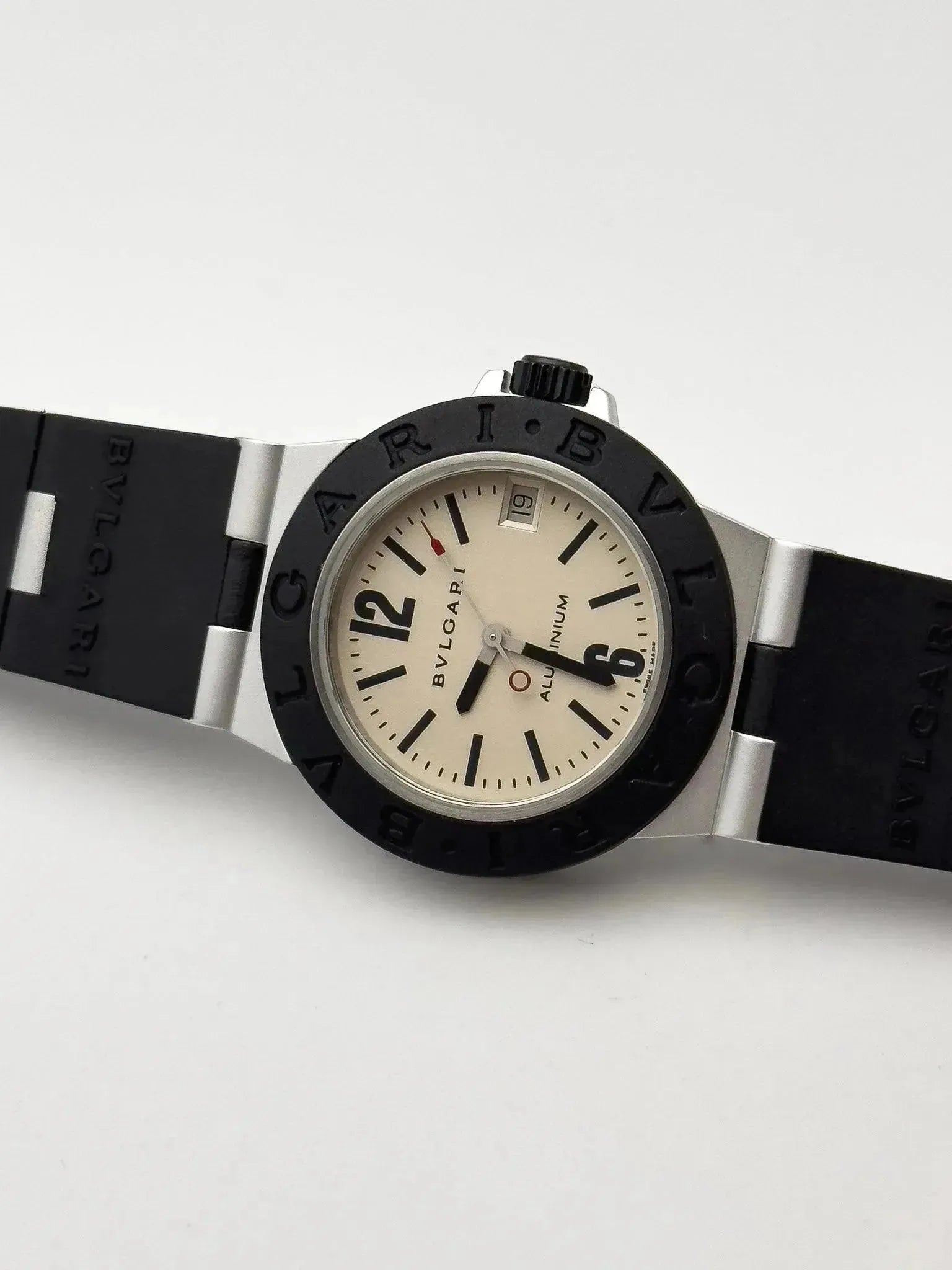 Bvlgari - Aluminium 32mm - Full Set - 1998 - Atelier Victor Paris - Vintage Watch Shop Dubai