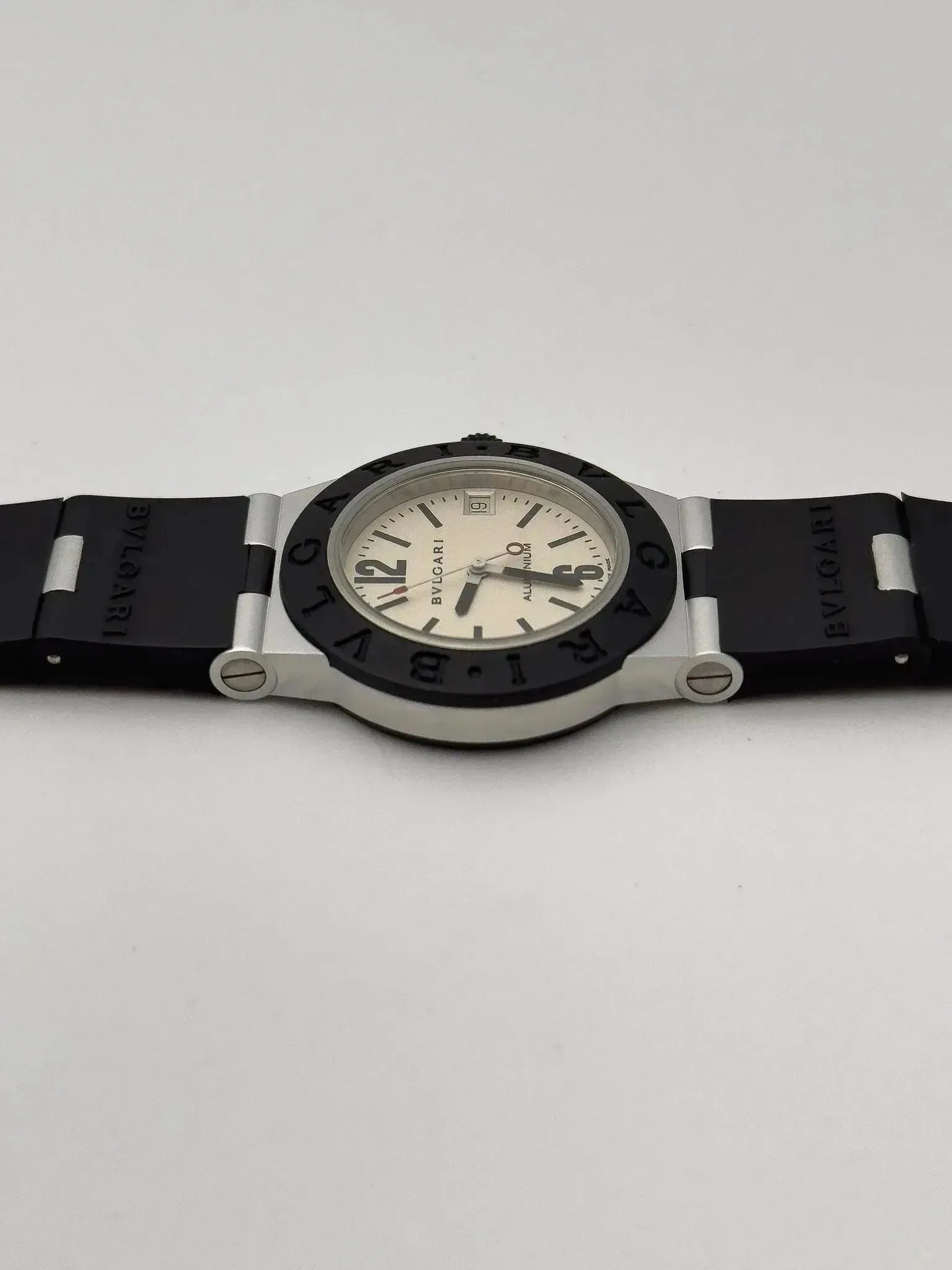 Bvlgari - Aluminium 32mm - Full Set - 1998 - Atelier Victor Paris - Vintage Watch Shop Dubai
