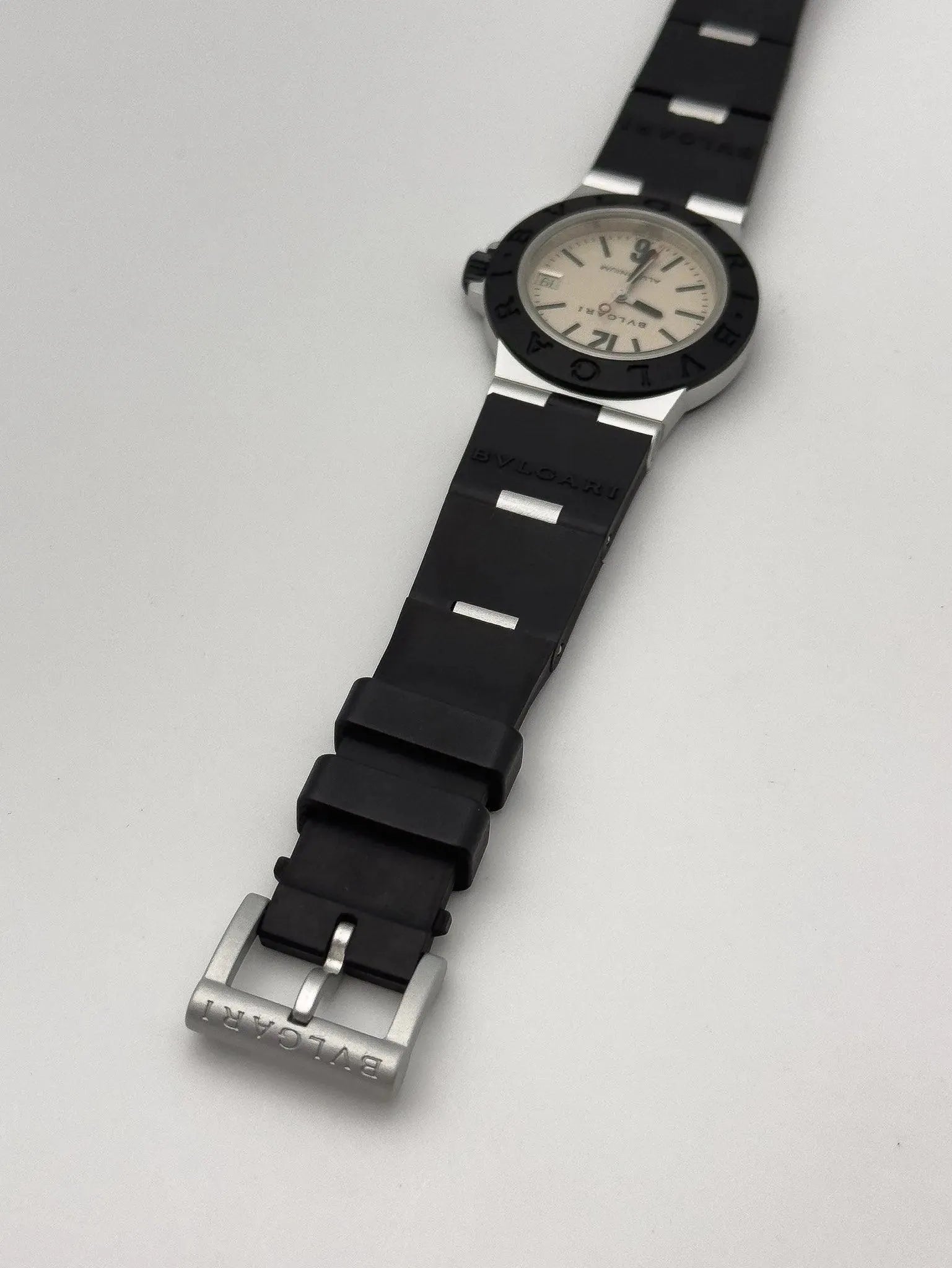 Bvlgari - Aluminium 32mm - Full Set - 1998 - Atelier Victor Paris - Vintage Watch Shop Dubai