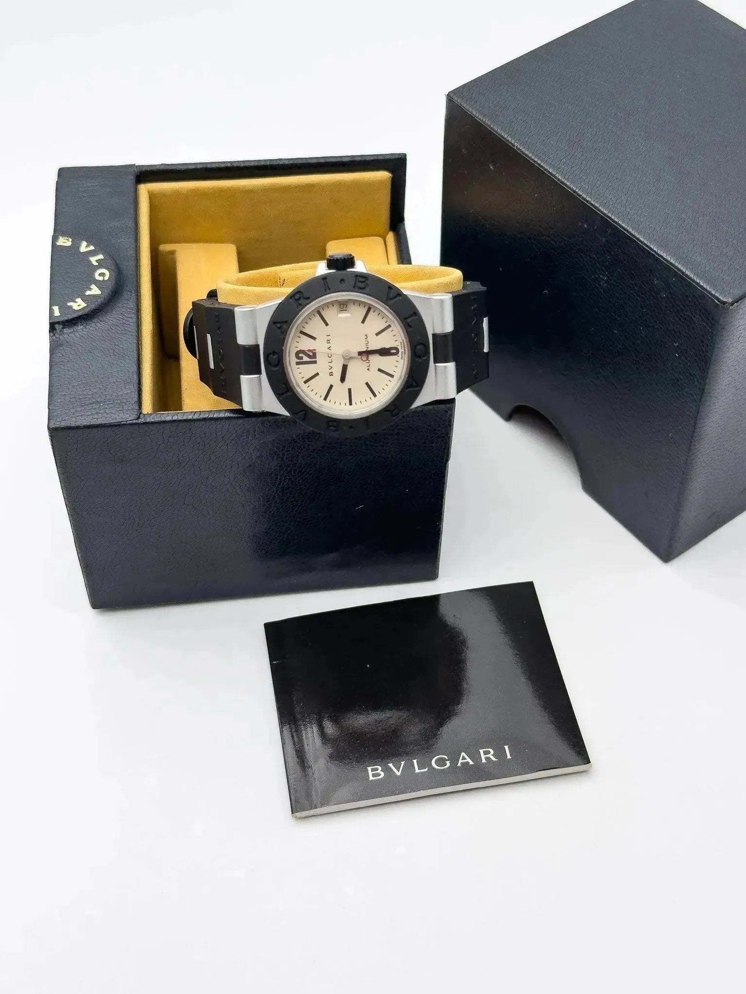 Bvlgari - Aluminium 32mm - Full Set - 1998 - Atelier Victor Paris - Vintage Watch Shop Dubai