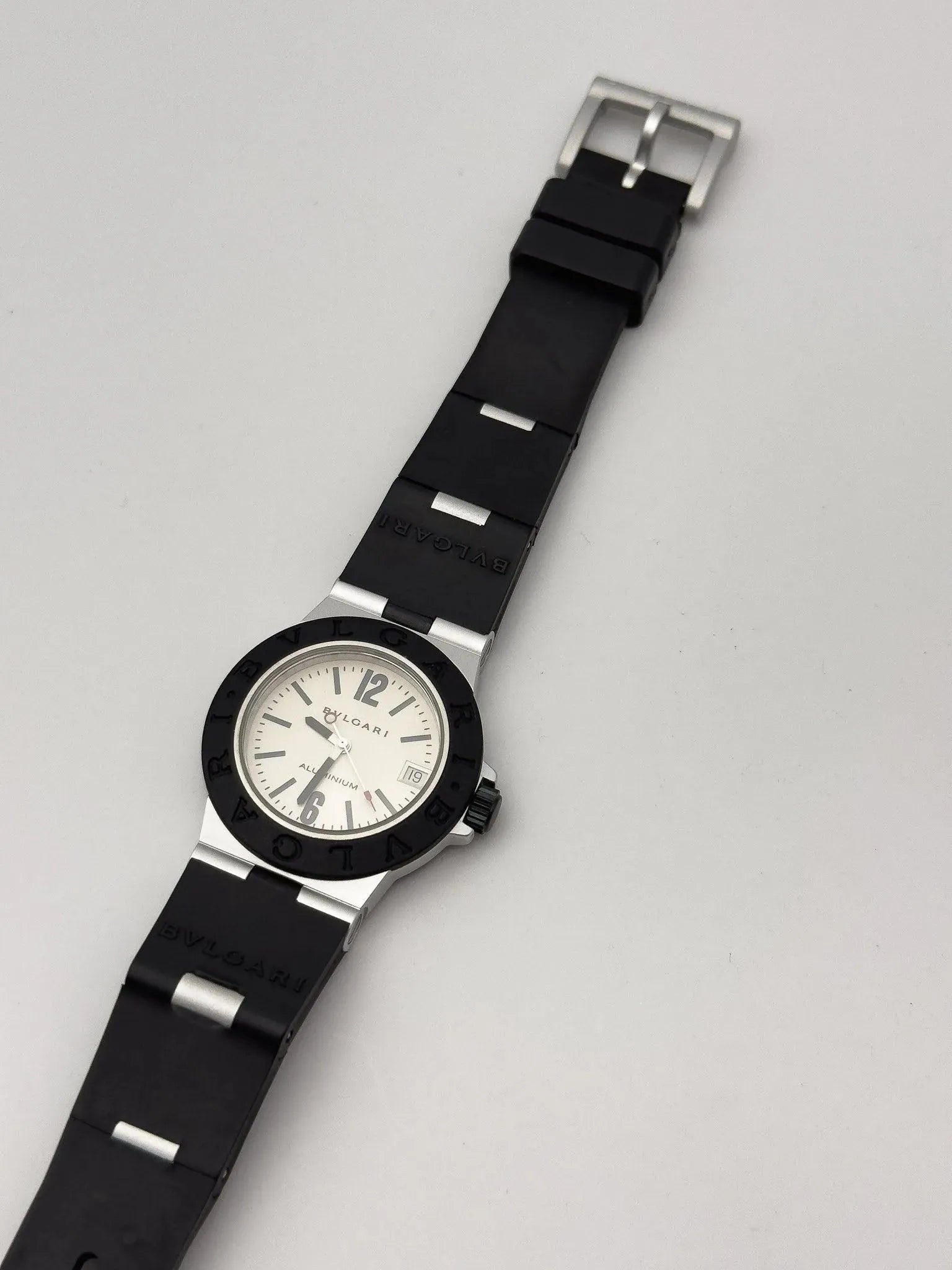 Bvlgari - Aluminium 32mm - Full Set - 1998 - Atelier Victor Paris - Vintage Watch Shop Dubai